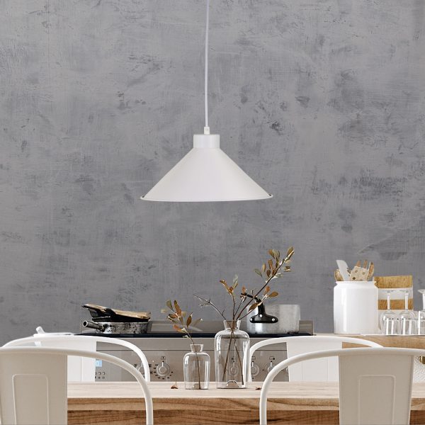 Buy DIY Pendants & Cords Australia Victoriana DIY Pendant White Steel - OL2270/30WH