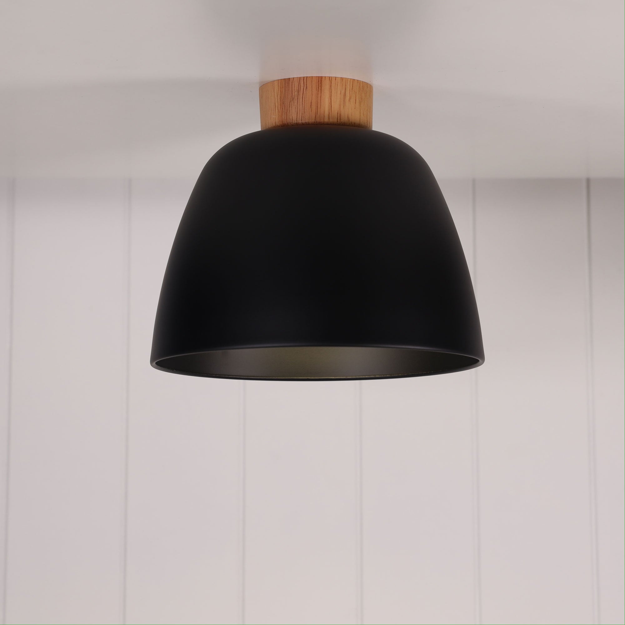 Buy Flush Mount Lights Australia Tommy DIY Flush Mount Light Matt Black Metal - OL2461BK