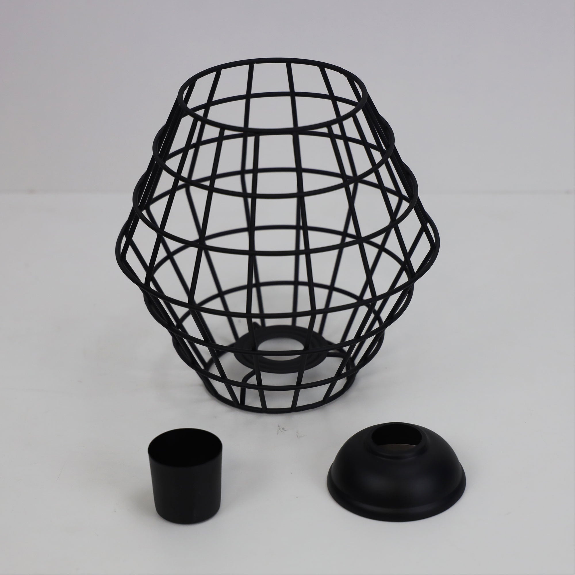 Maci Wire Retro Industrial DIY Shade Black 180mm - OL2542BK