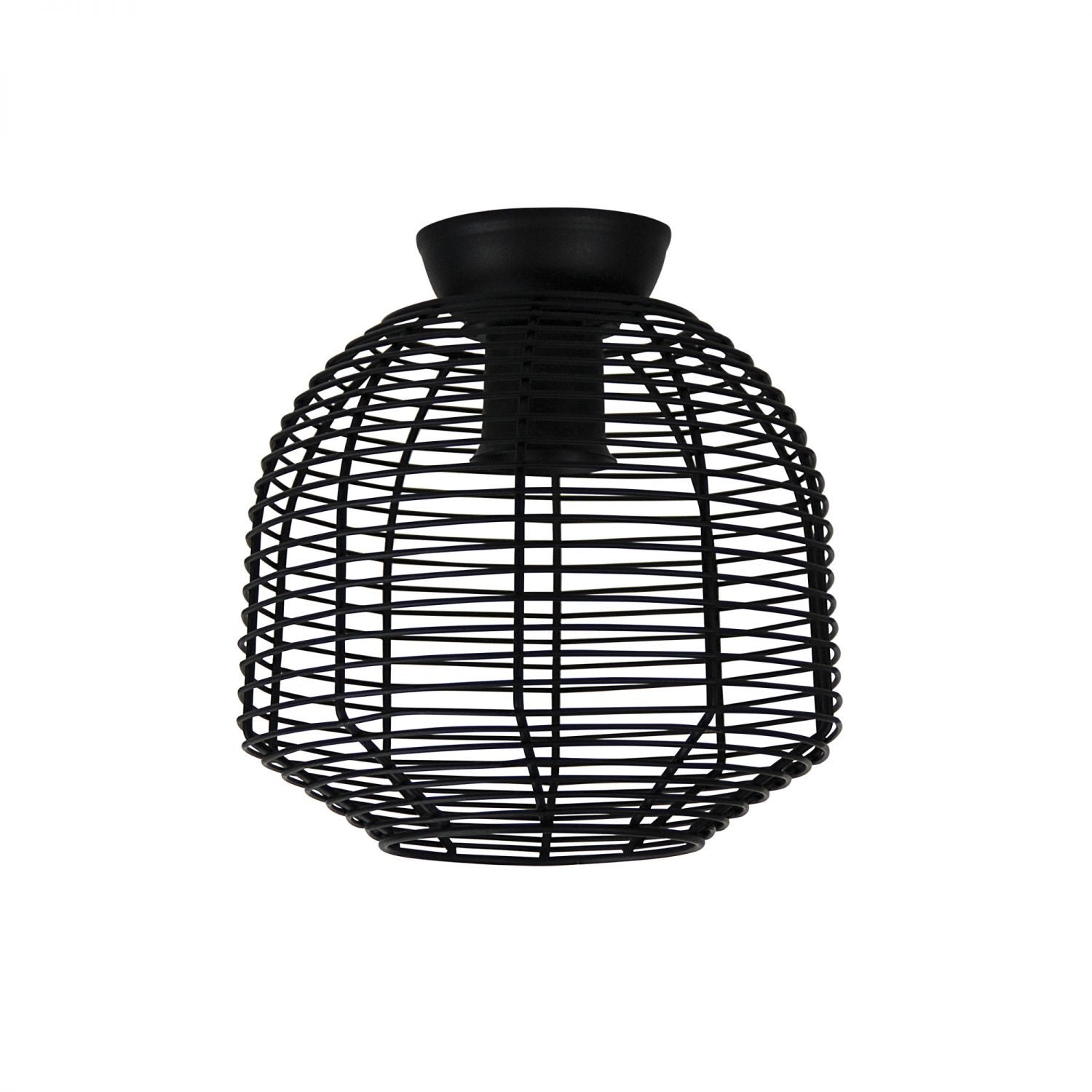 Buy DIY Batten Fix Lights Australia Eve Wire Retro Industrial DIY Shade Black 180mm - OL2543BK