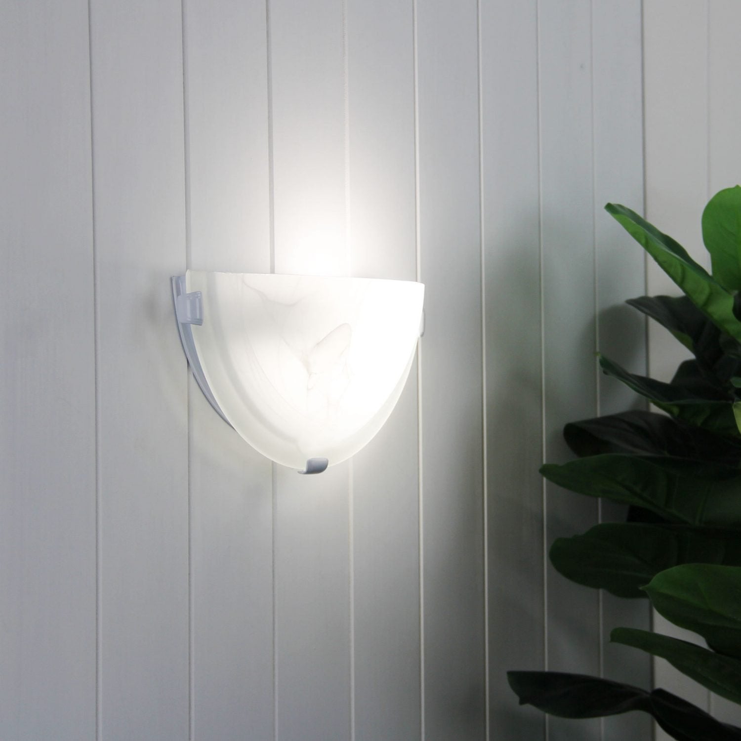 Buy Wall Sconce Australia Remo 1 Light Wall Light 300mm White - OL41340WH