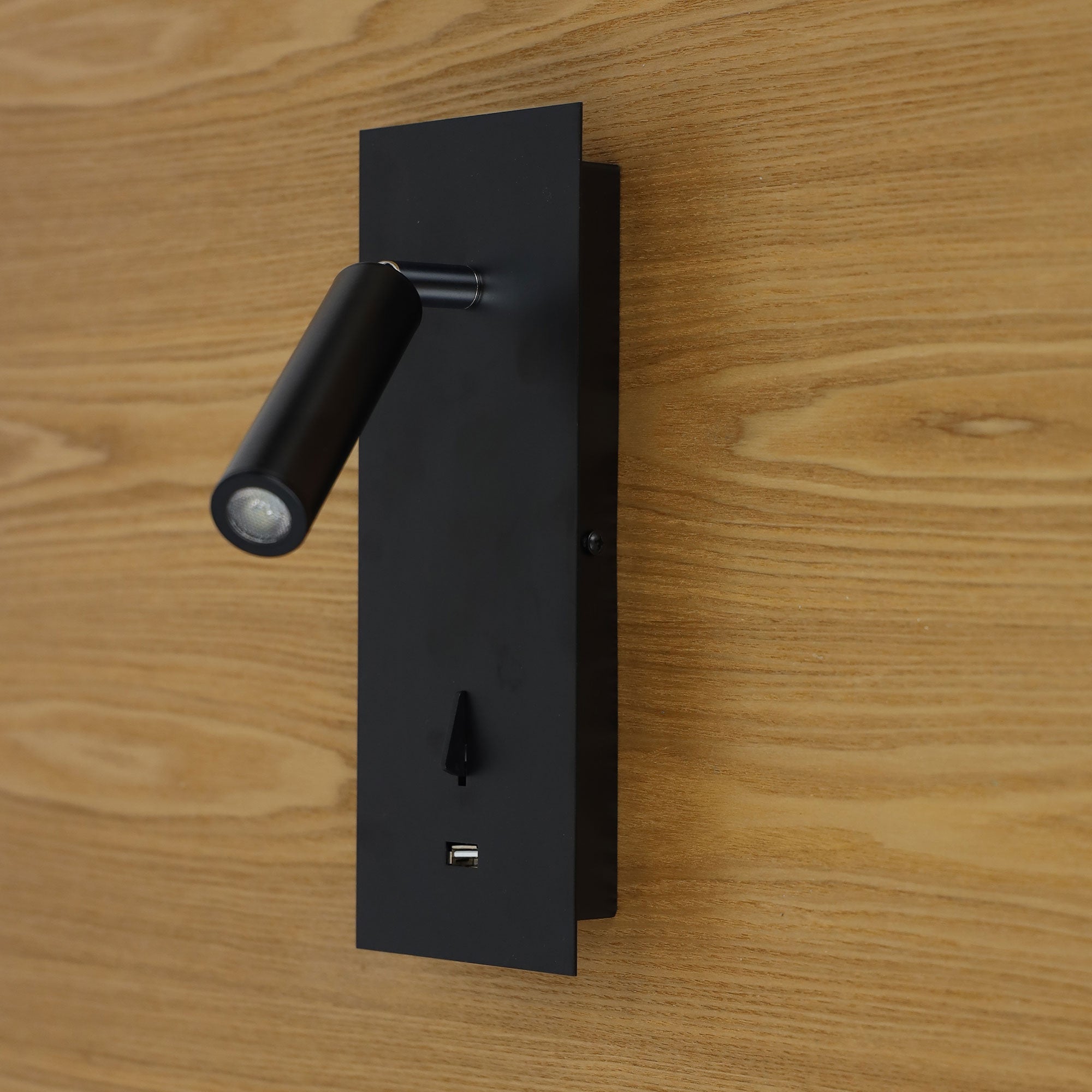 Buy Wall Sconce Australia Hotel 3W Wall Light With USB 4000K Black - OL52103BK