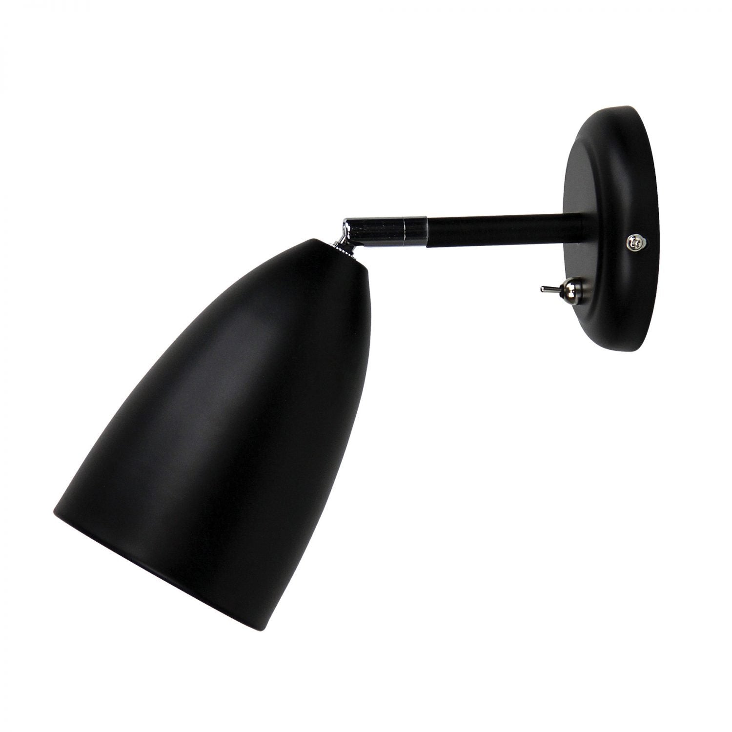 Buy Bedside Reading Lights Australia Salem 1 Light Wall Light with Switch Black - OL55211BK