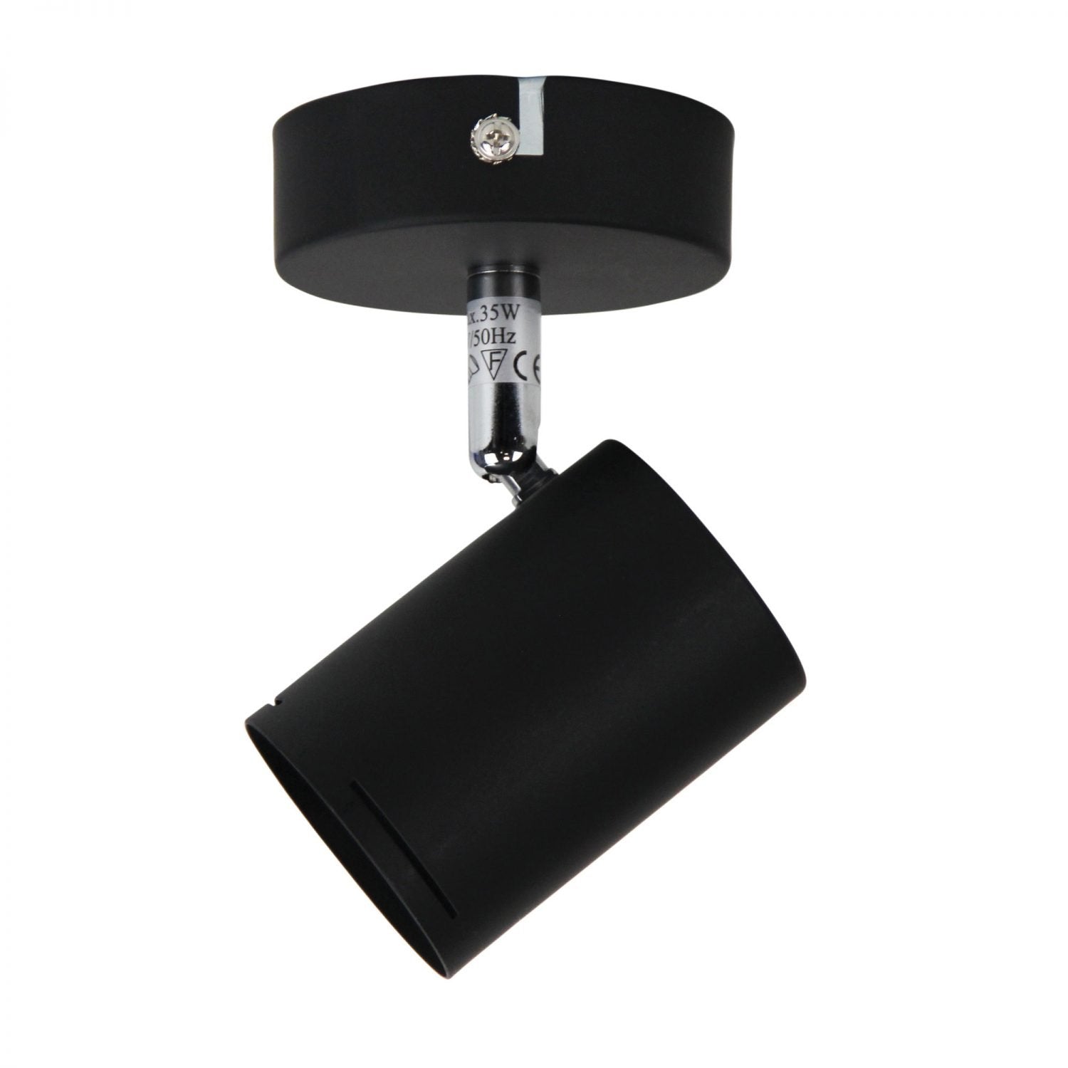 Buy Spotlights Australia Baril 1 Light GU10 Spotlight Matt Black - OL58610/1BK