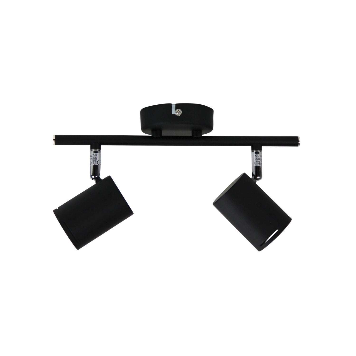 Buy Spotlights Australia Baril 2 Light GU10 Spotlight Matt Black - OL58611/2BK