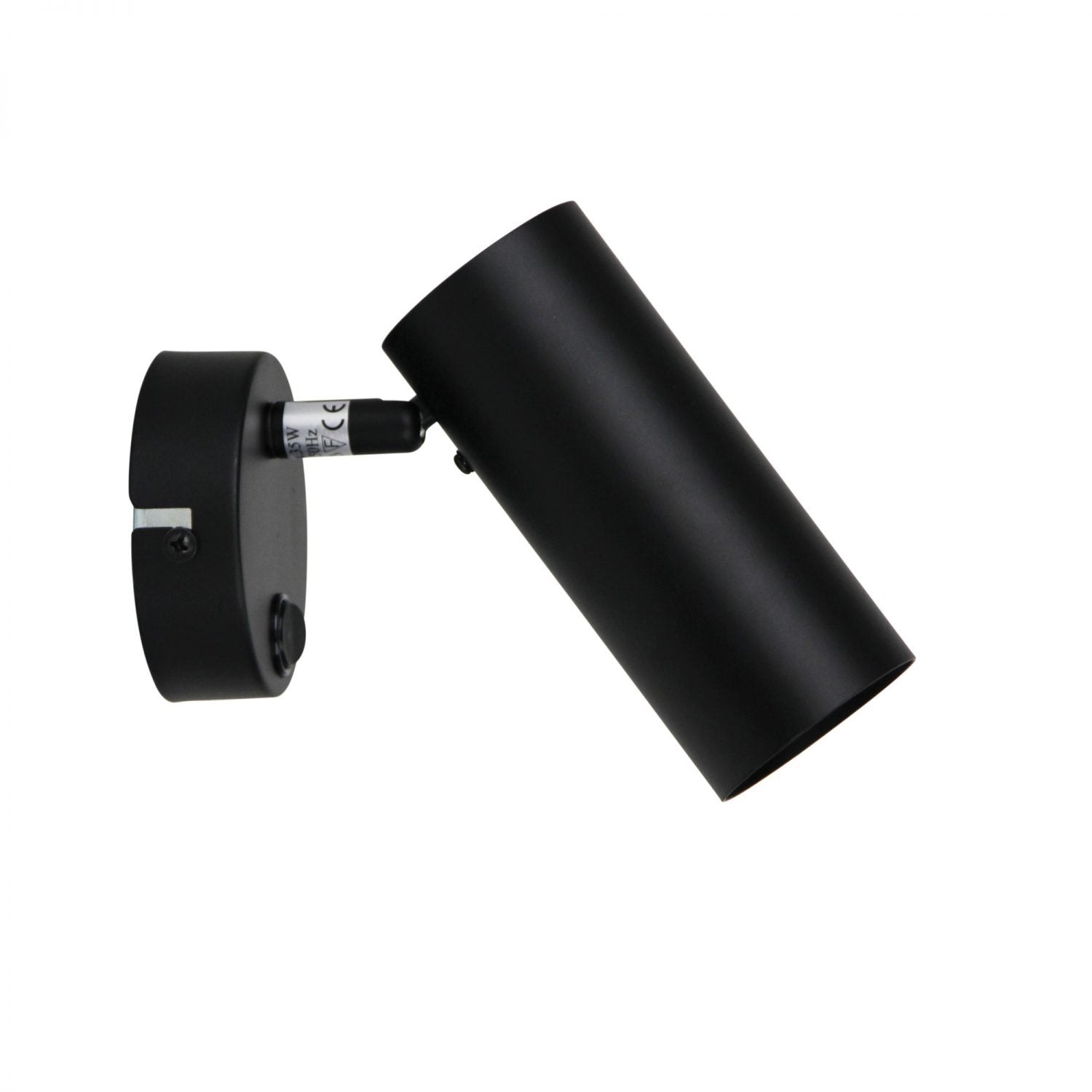 Buy Bedside Reading Lights Australia Ultra 1 Light Switched Wall Light Black - OL58733/1BK