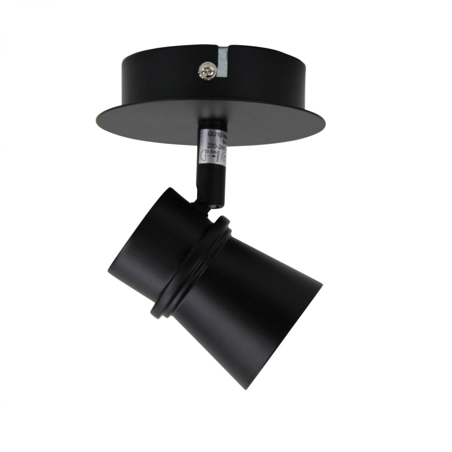 Buy Spotlights Australia Yarra 1 Light LED Spotlight Black - OL58810/1BK