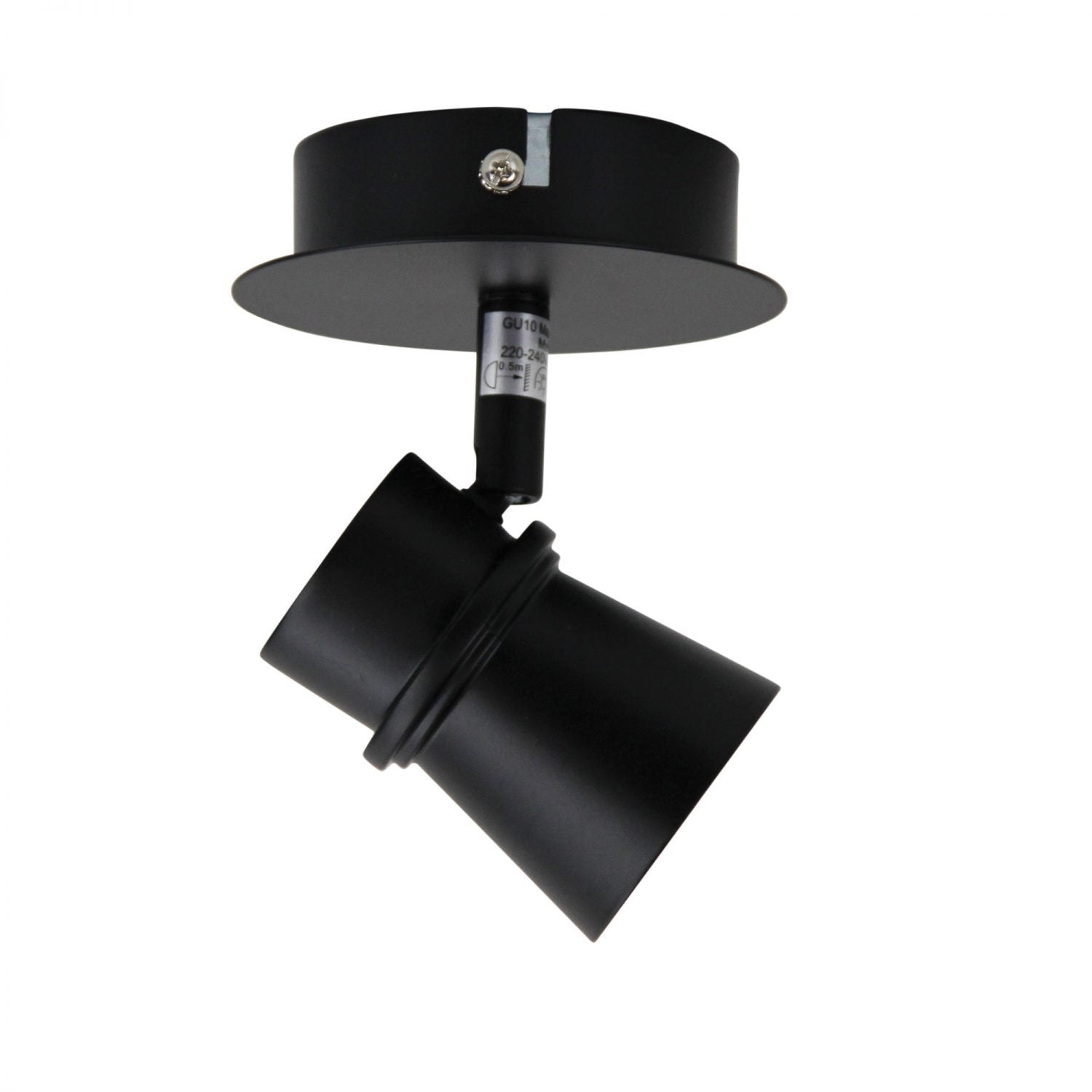 Yarra 1 Light LED Spotlight Black - OL58810/1BK