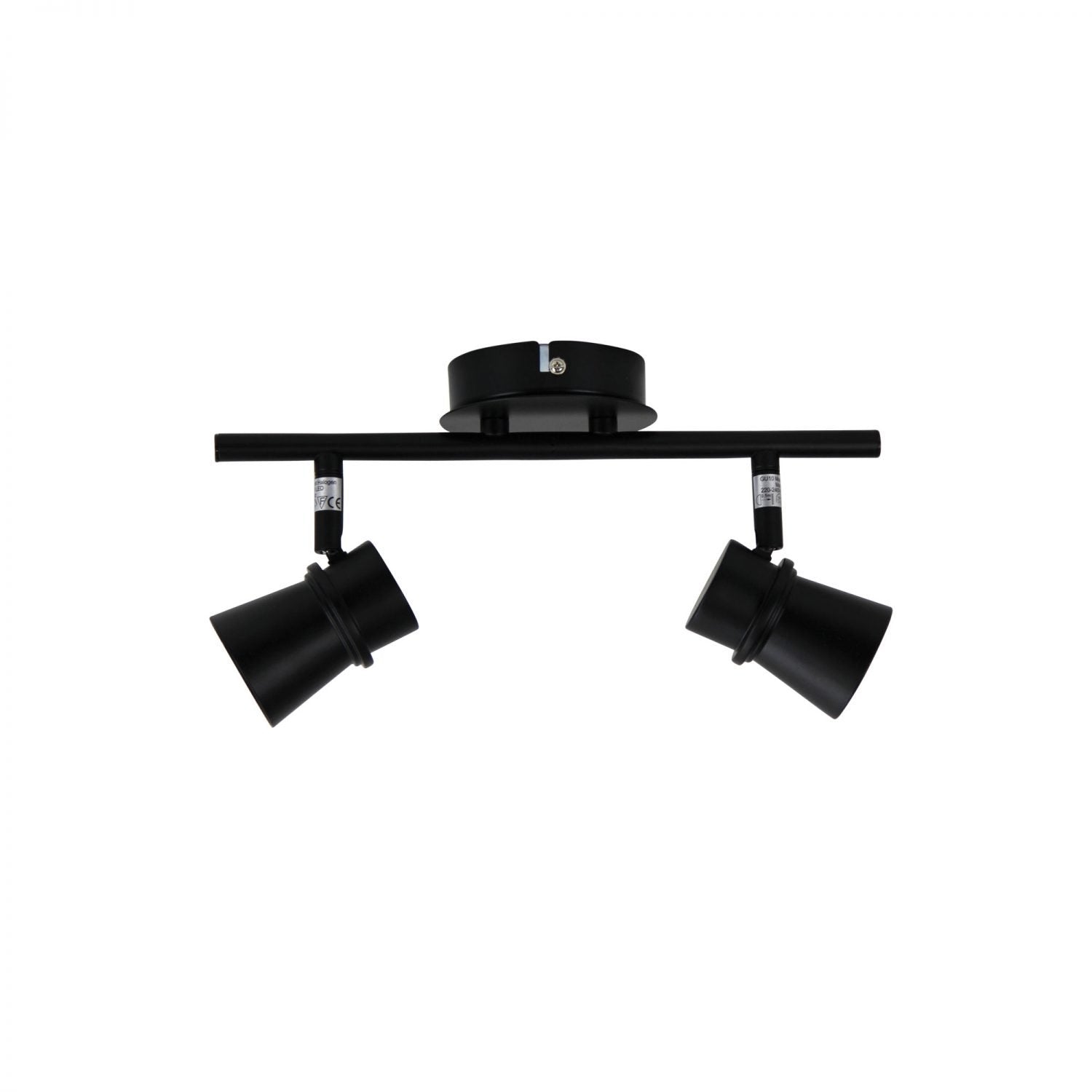 Yarra 2 Light LED Spotlight Black - OL58811/2BK