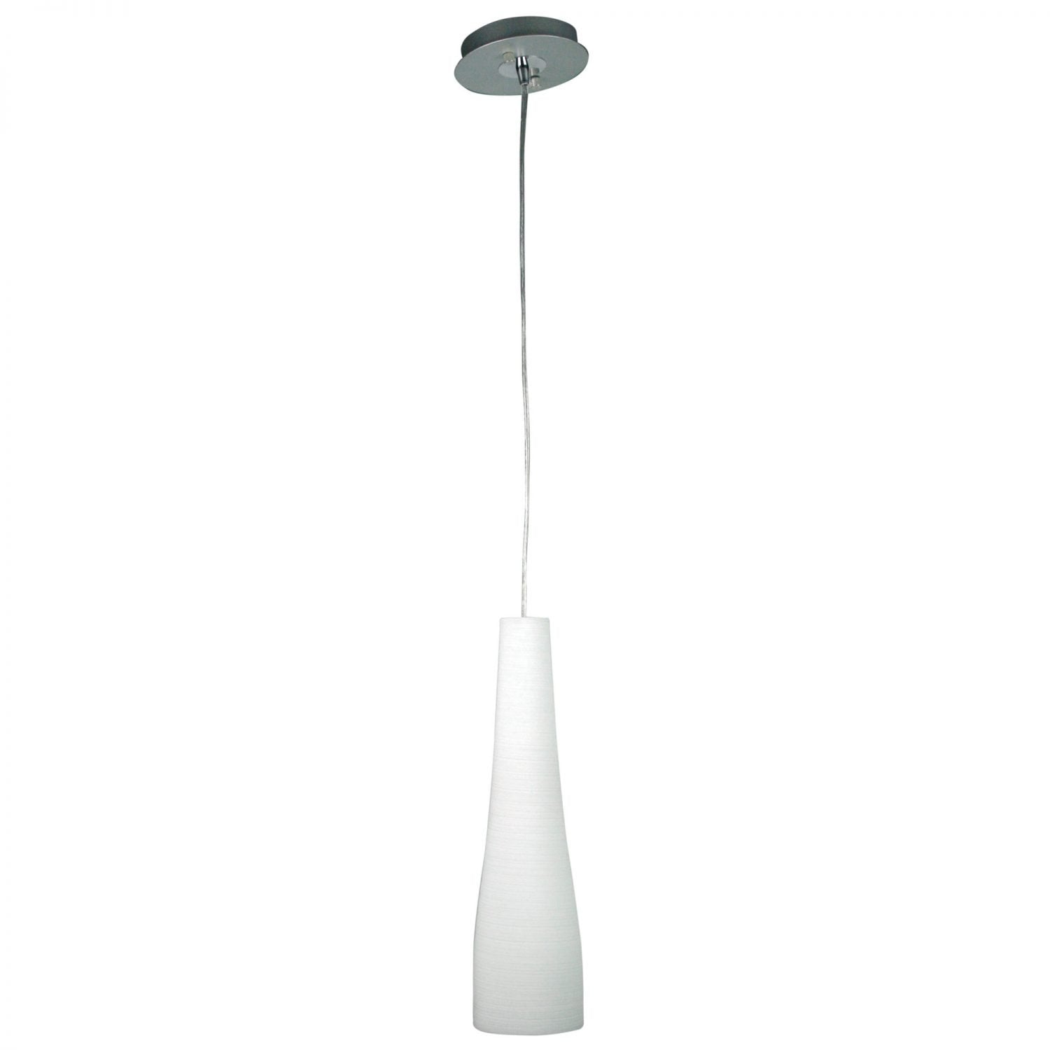 Meri 1 Light Pendant White Brushed 110mm - OL60521WH