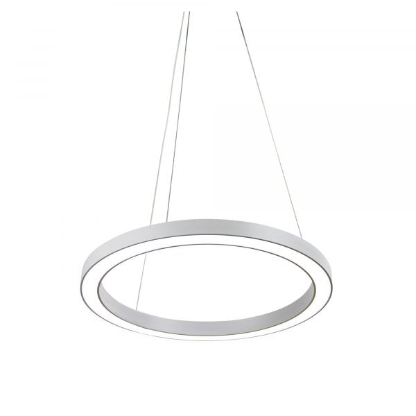 Buy LED Pendants Australia Nebula LED Ring Pendant 400mm White Metal TRI Colour - OL60614/40WH