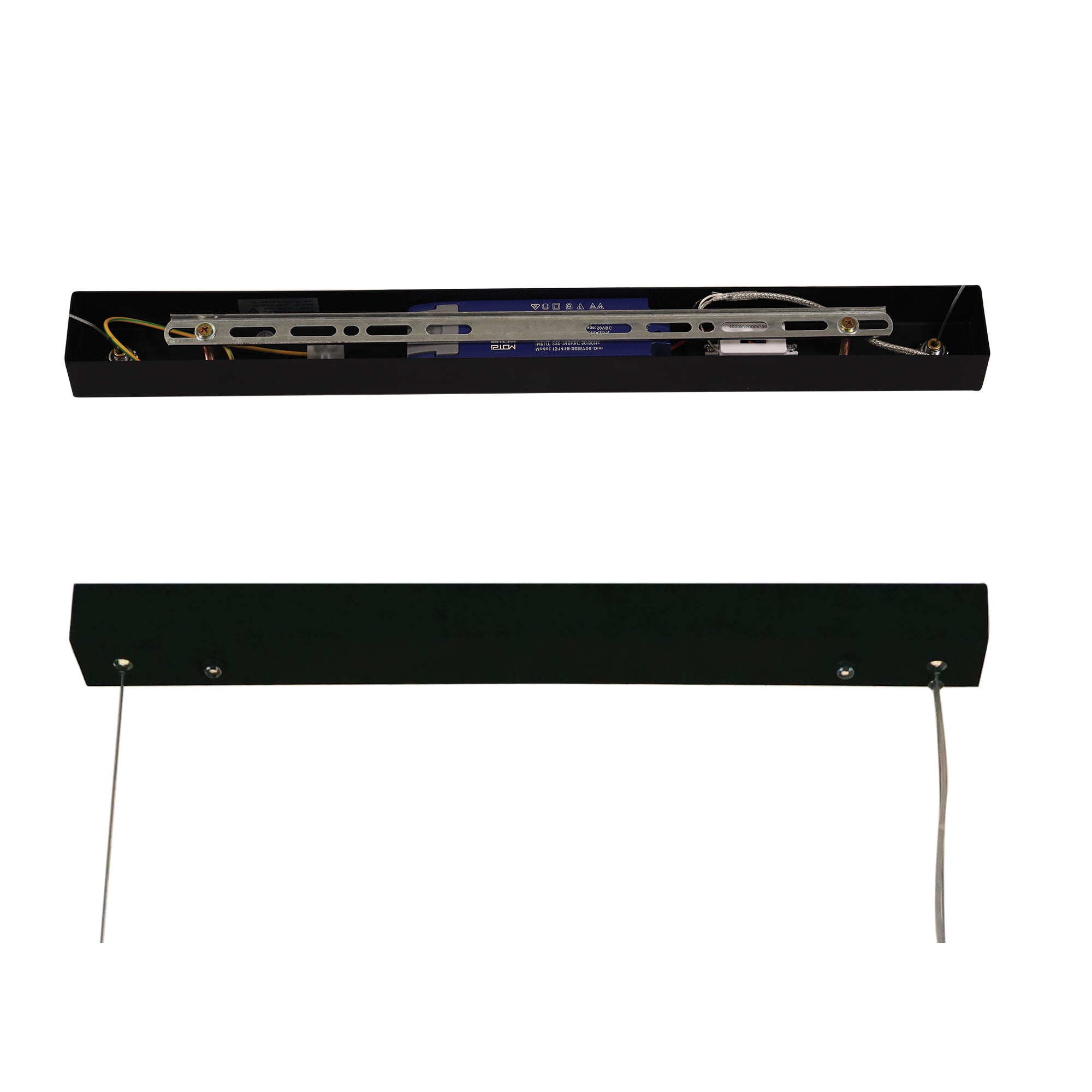 Buy LED Pendants Australia Shard LED Pendant L1500mm Black Aluminium TRI Colour - OL60625/1500BK