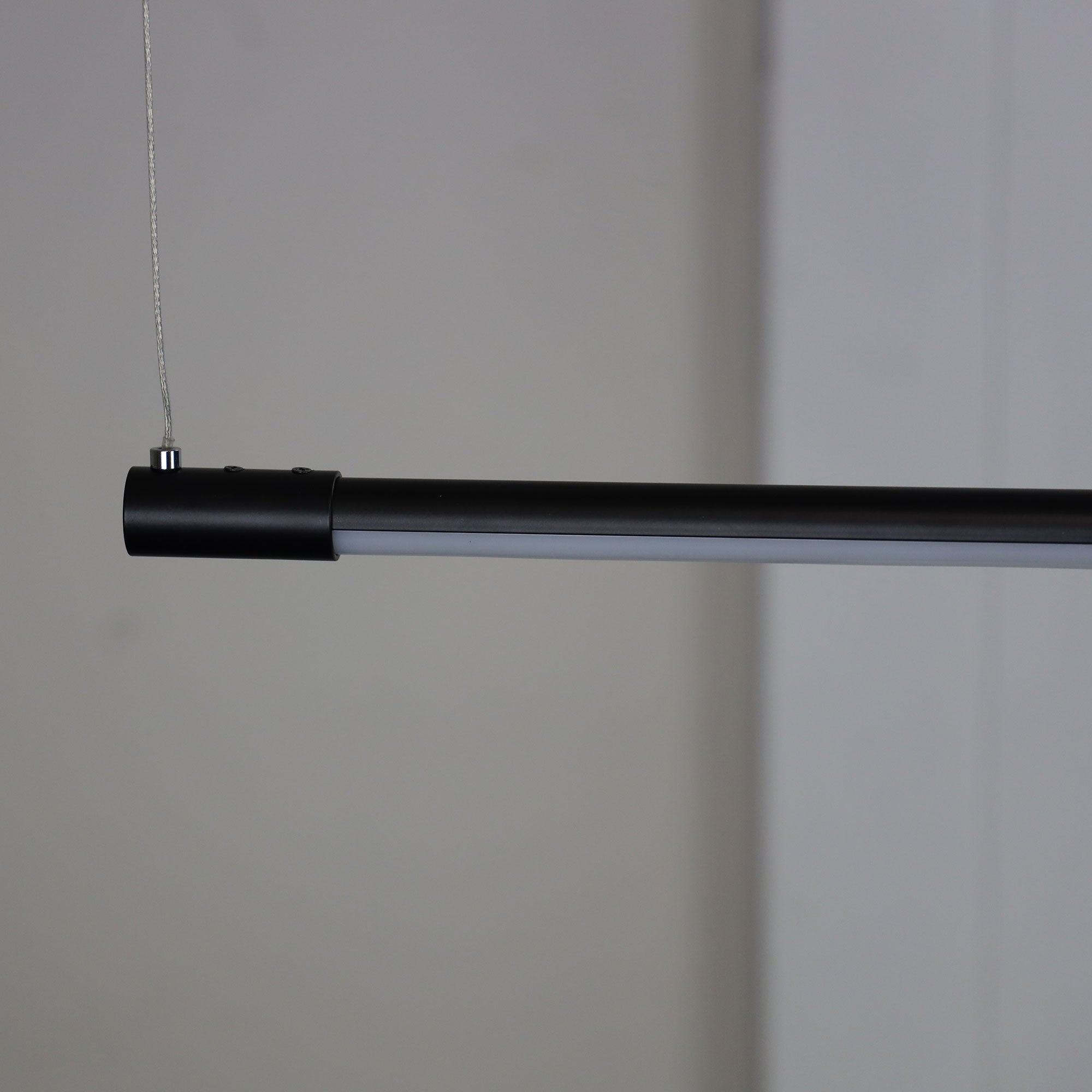 Edge LED Linear Pendant Black 1500mm - OL60761/1500BK