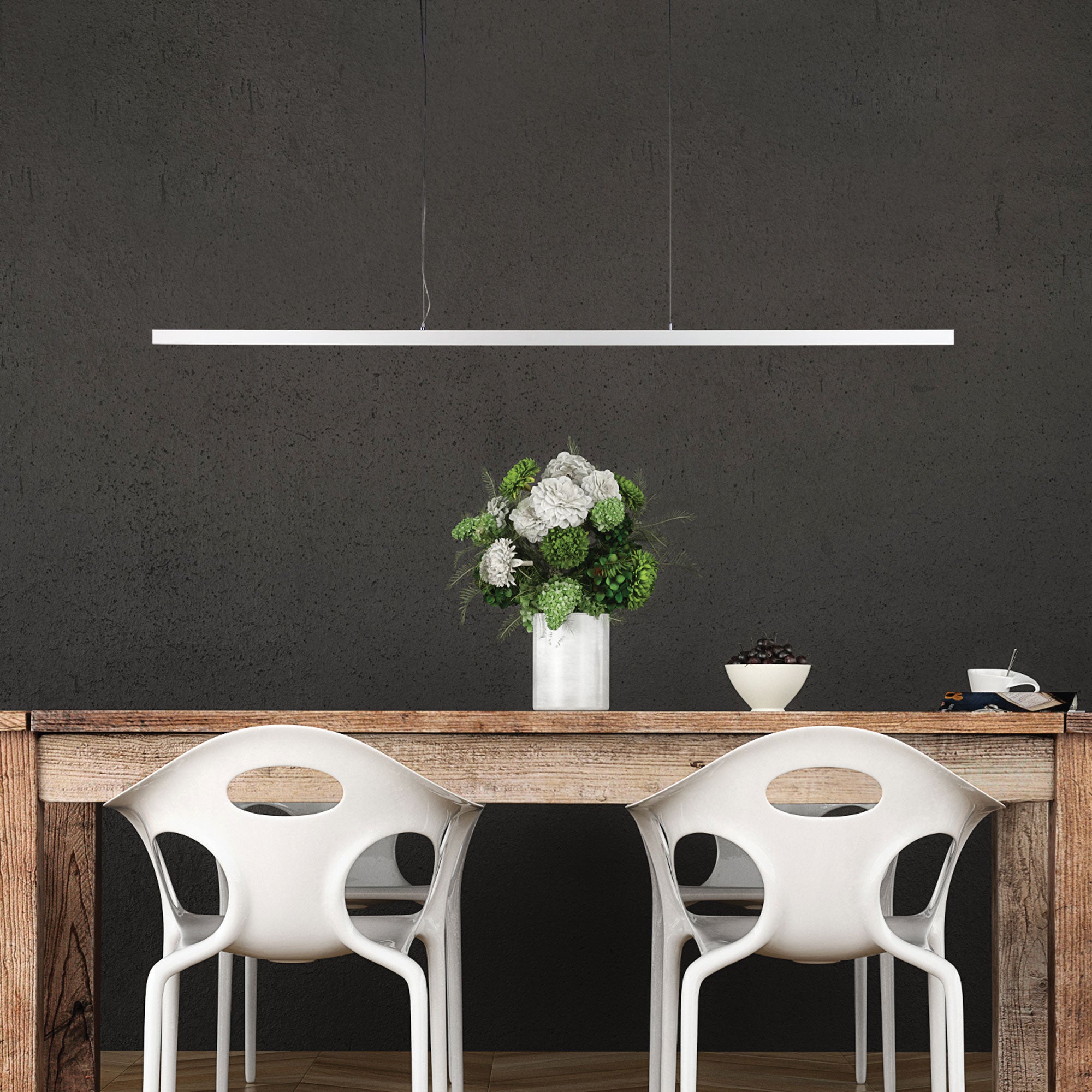 Buy LED Pendants Australia Shard LED Pendant White 1500mm - OL60795/1500WH