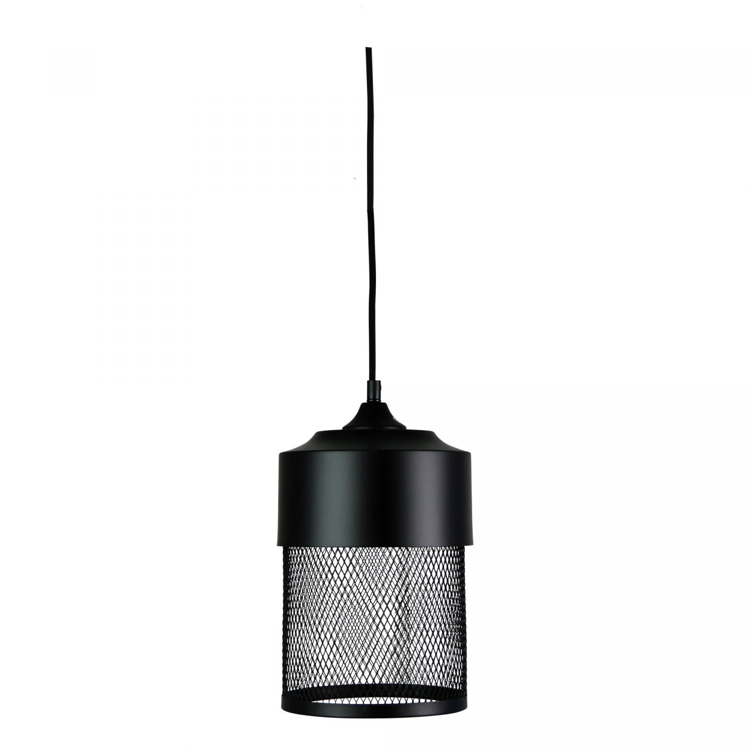 Buy Pendant Lights Australia Chester 1 Light Pendant 180mm Black - OL63251BK