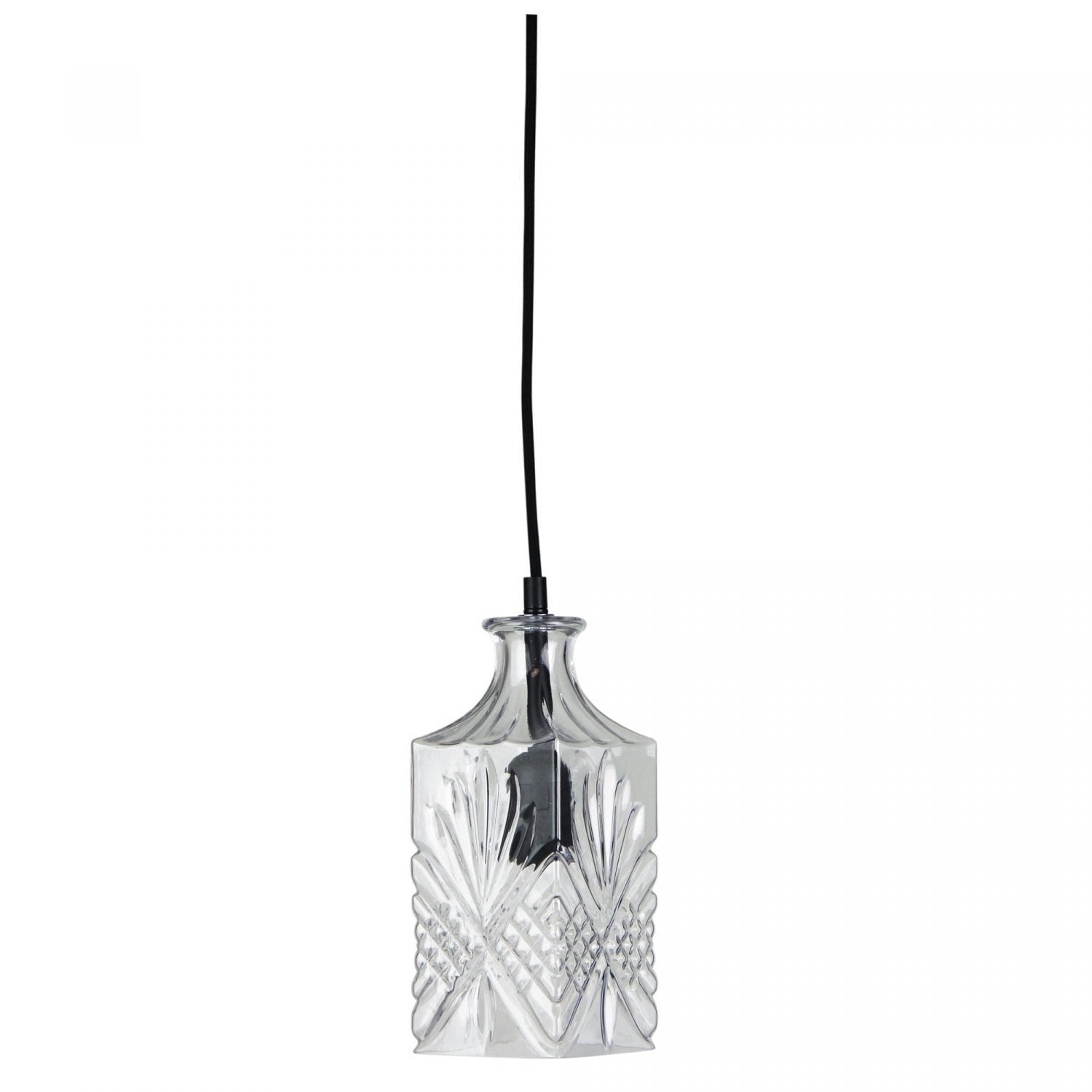 Buy Mini Pendants Australia Decant 1 Light Pendant 100mmX100mm Clear - OL63504CL