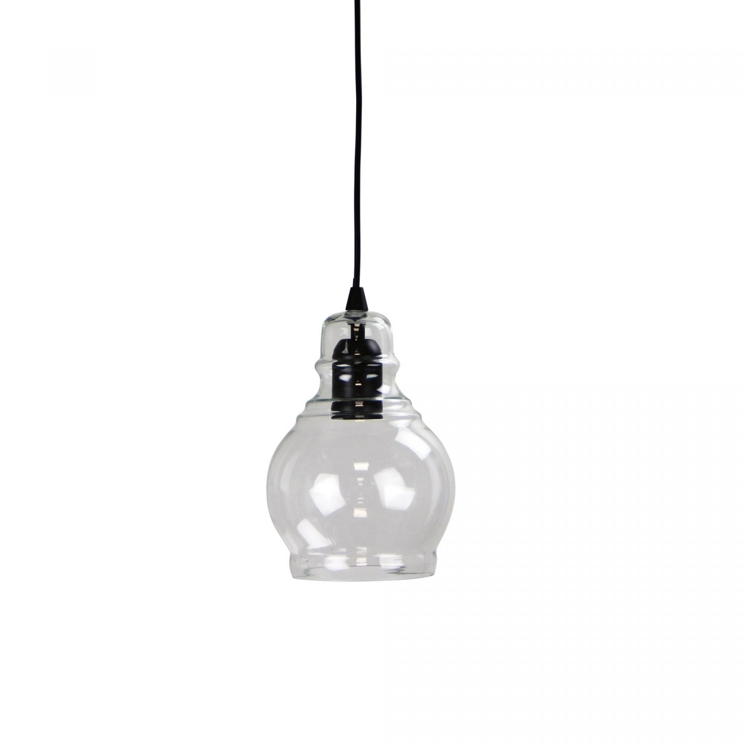 Buy Pendant Lights Australia Auburn 1 Light Pendant 150mm Clear - OL63613BK