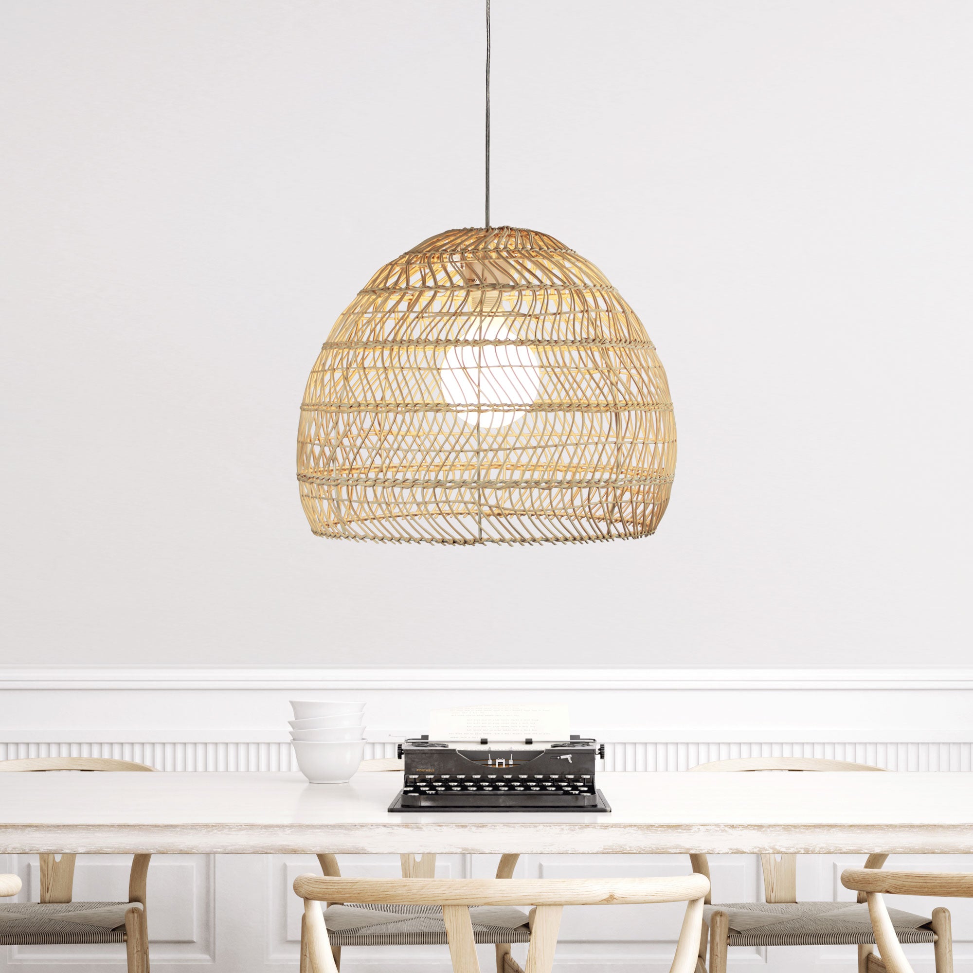 Buy Pendant Lights Australia Mette 1 Light Pendant 470mm - OL64469/47 (Shade Only)