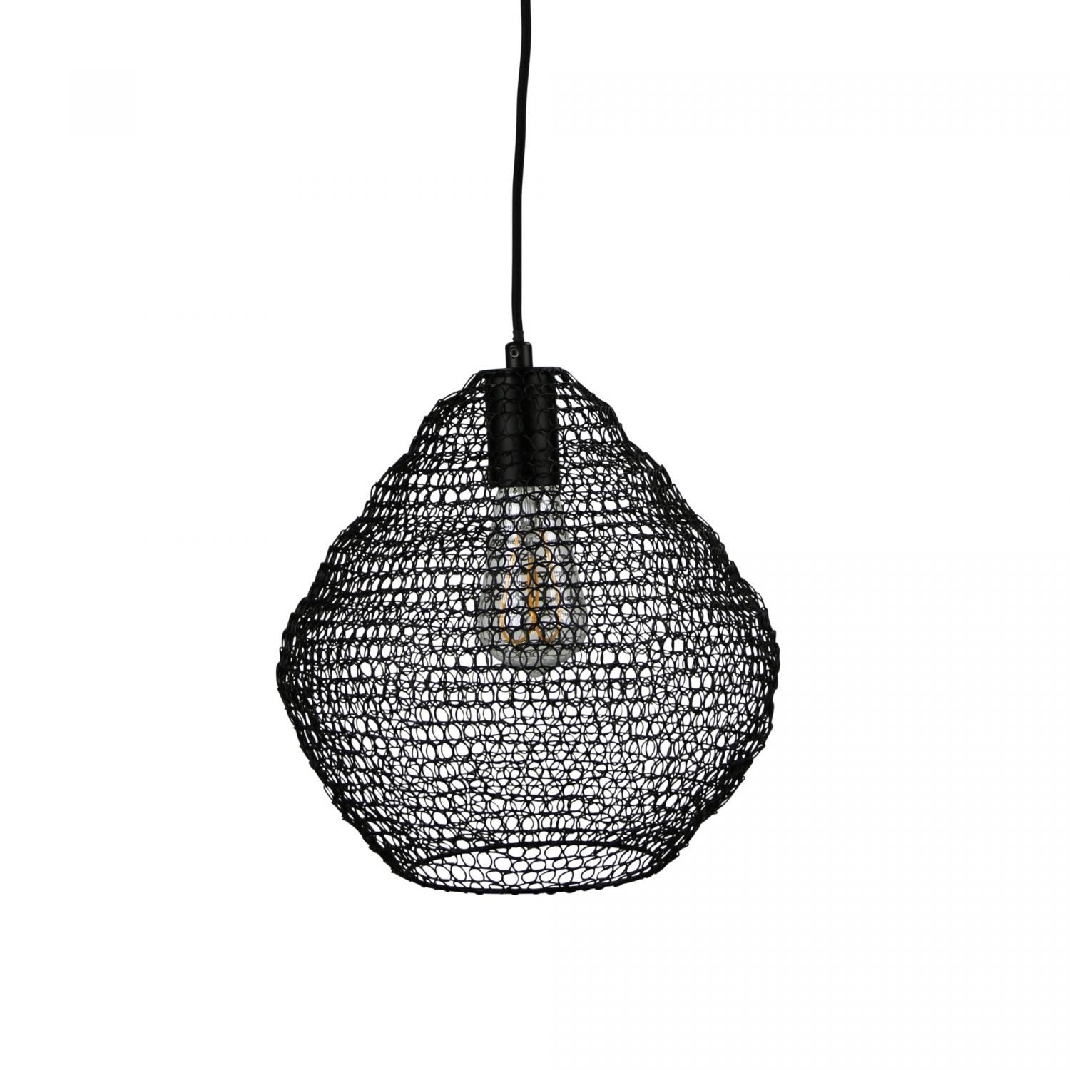 Buy Pendant Lights Australia Mudag 1 Light Pendant Medium Black - OL64522BK