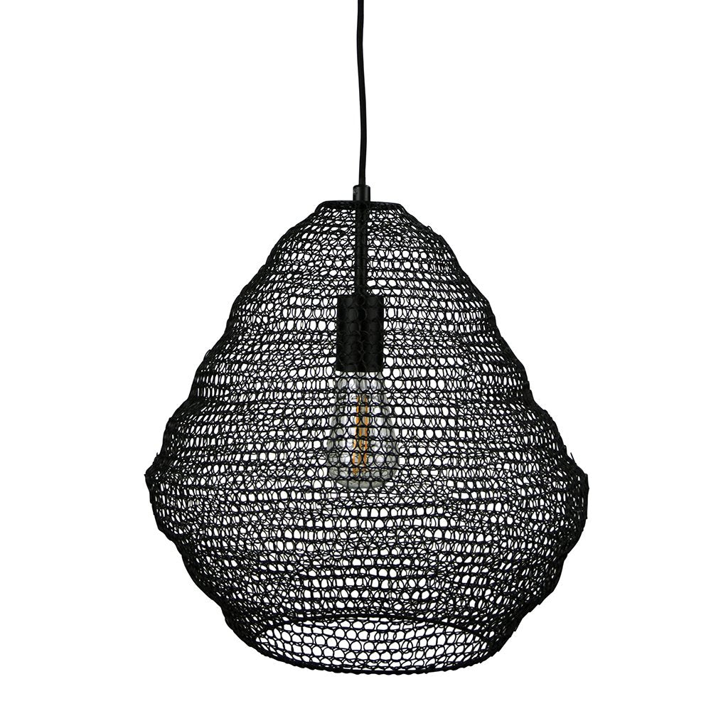 Buy Pendant lights australia - Mudag 1 Light Pendant Large Black - OL64523BK