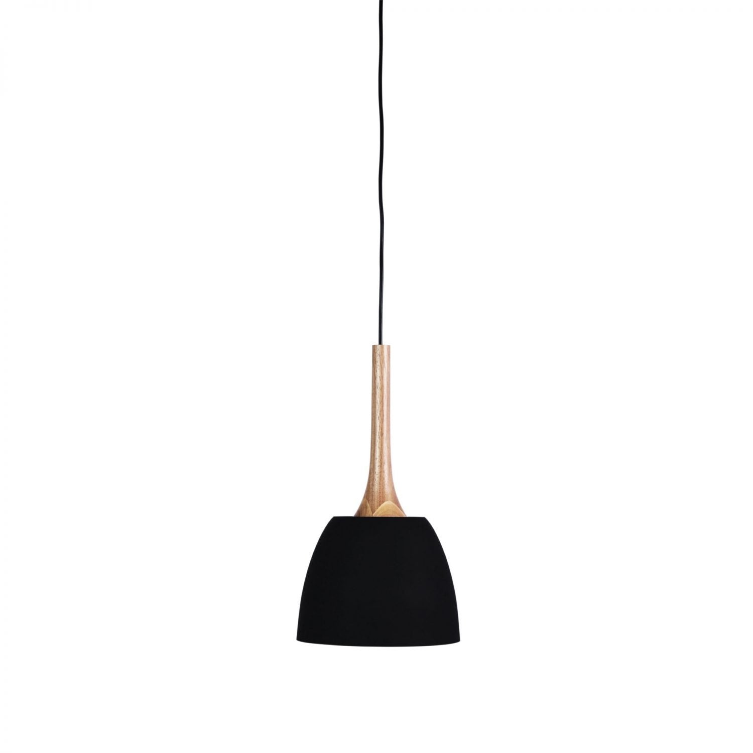 Buy Pendant Lights Australia Malt 1 Light Pendant 220mm Matt Black - OL64822BK