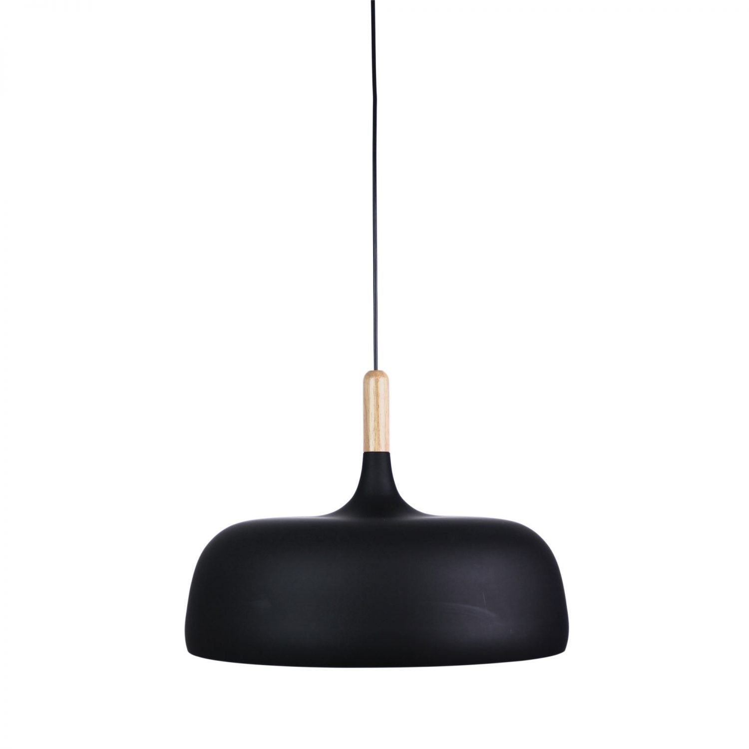 Buy Pendant Lights Australia Malt 1 Light Pendant 480mm Matt Black - OL64848BK