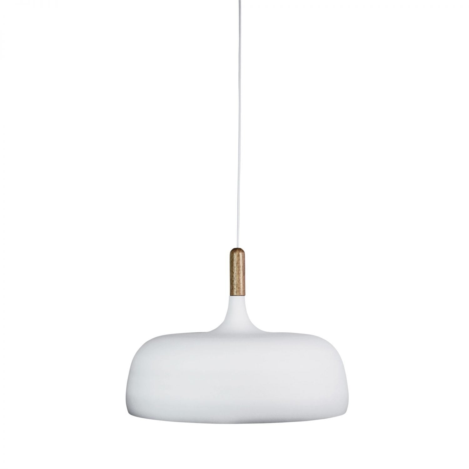 Buy Pendant Lights Australia Malt 1 Light Pendant 480mm Matt White - OL64848WH