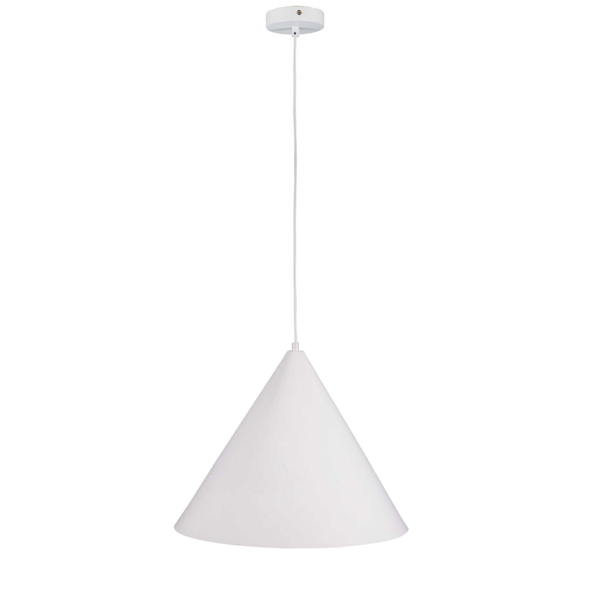 Buy Pendant Lights Australia Conic Pendant Light W450mm White Metal - OL64910/45WH