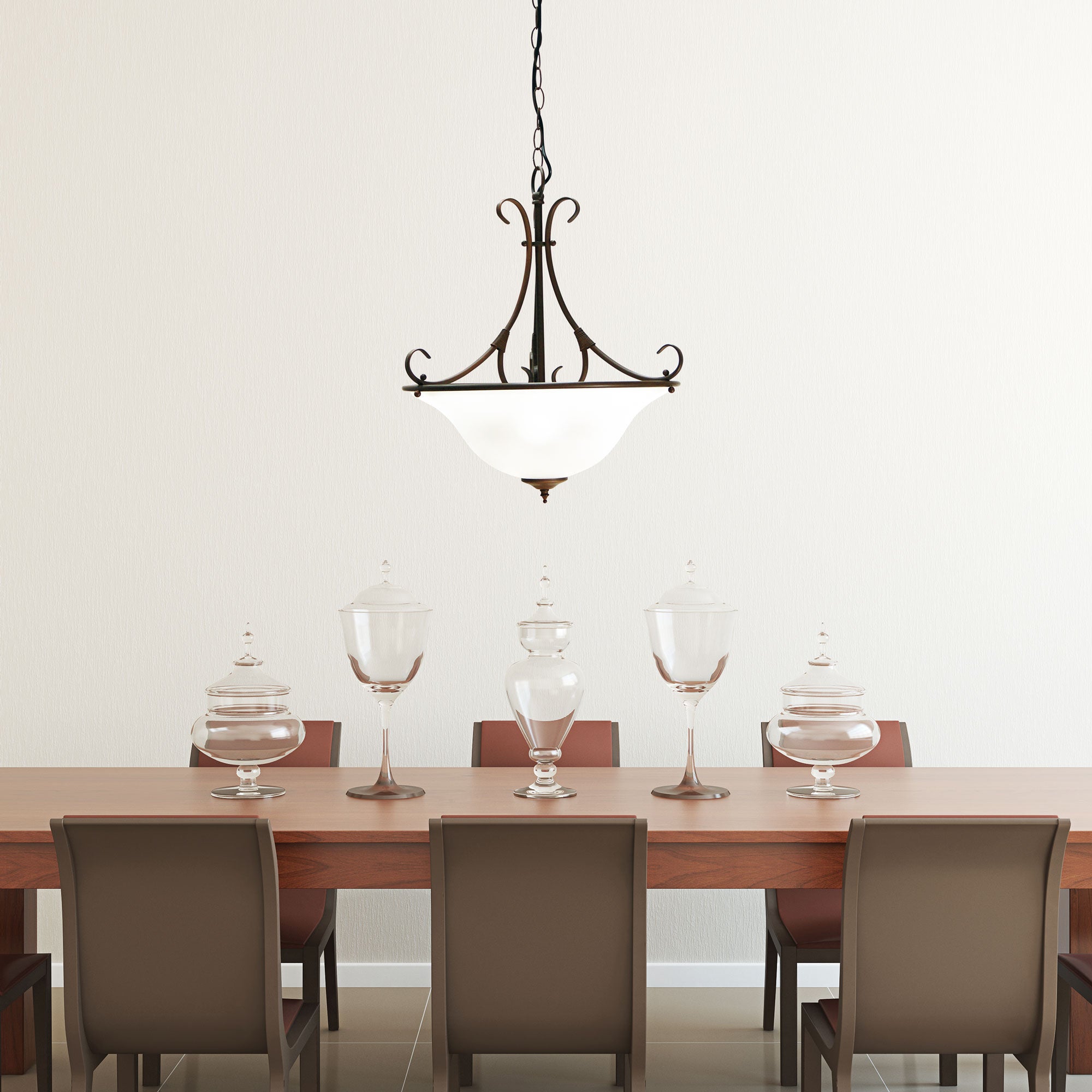 Buy Pendant Lights Australia Gaston 3 Light Up Pendant Bronze - OL65763BZ