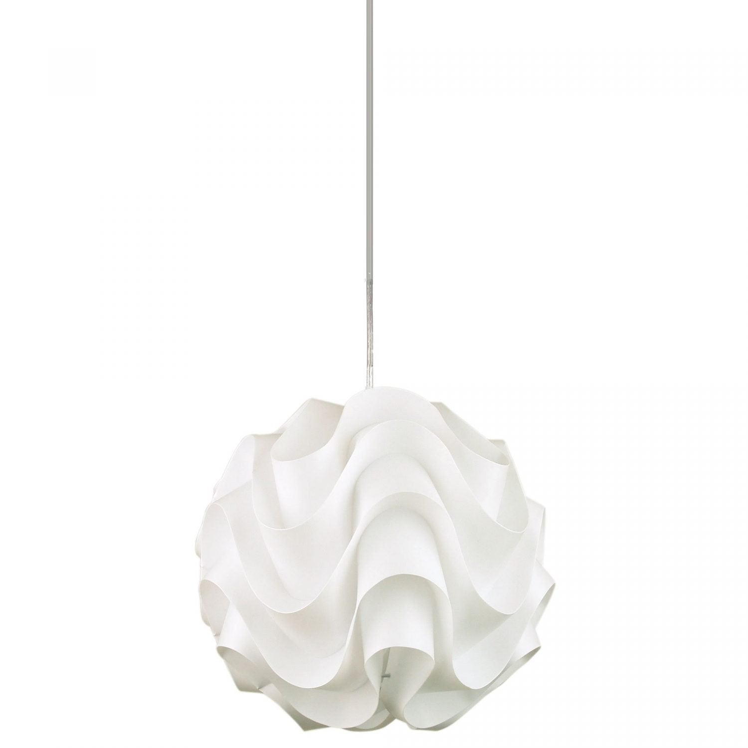 Buy Pendant lights australia - Chic 1 Light Pendant 430mm White - OL67394WH