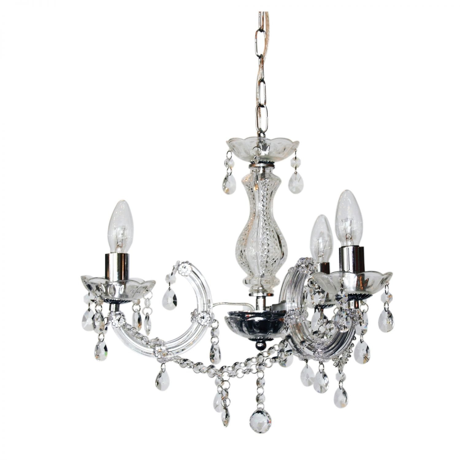 Buy Chandeliers Australia Marie Therese 3 Light Pendant Clear & Chrome - OL68710/3CL