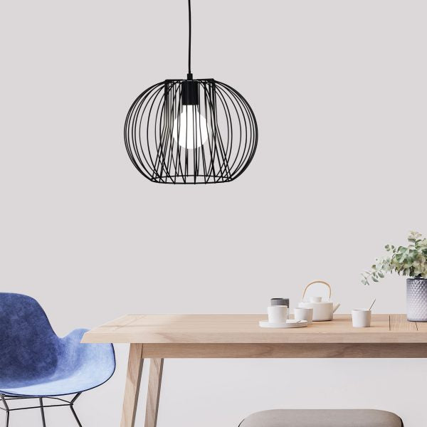 Buy Pendant Lights Australia Malo.35 1 Light Pendant Matt Black- OL68750/1BK