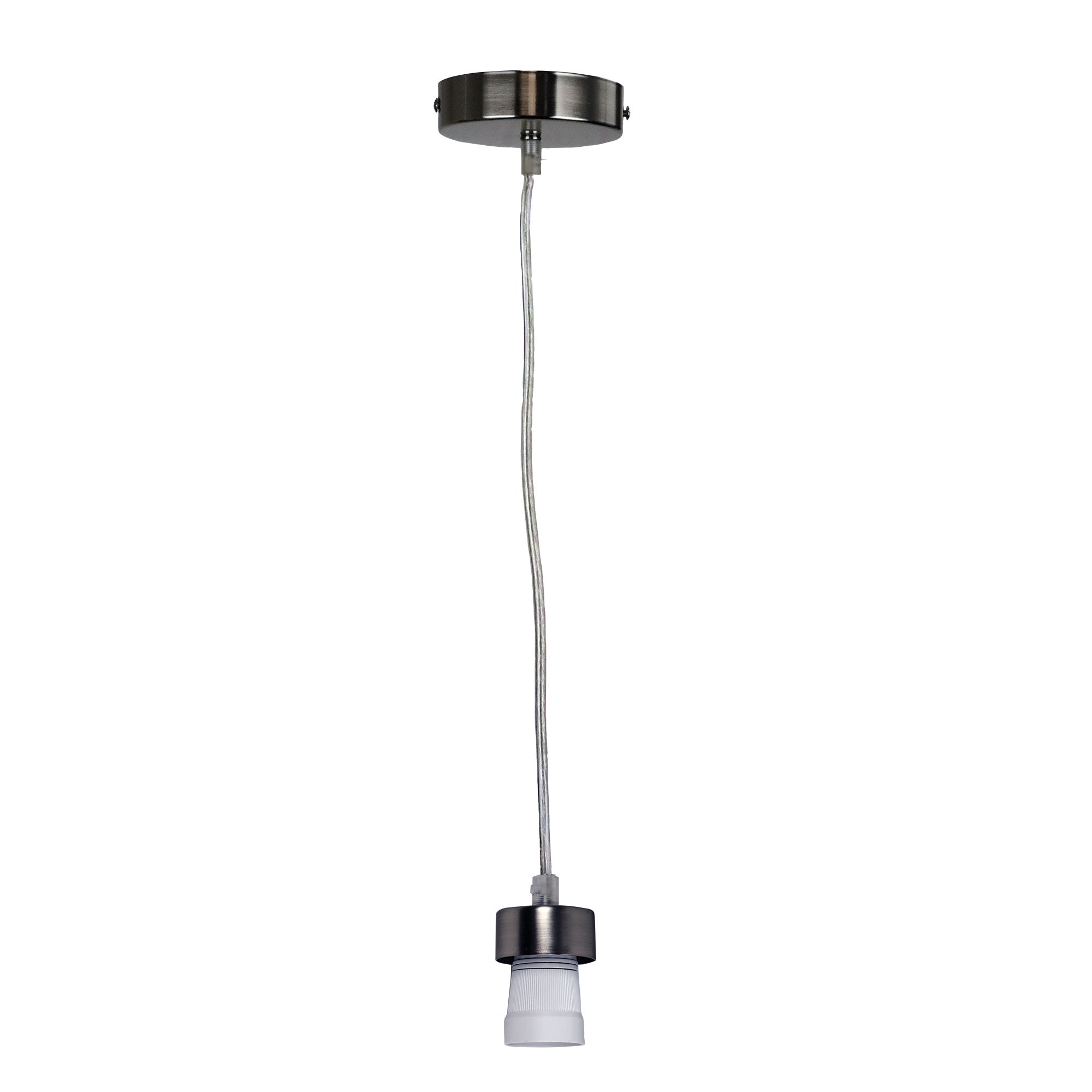 Buy Mini Pendants Australia Drop 1 Light Pendant Brushed Chrome 120mm - OL69242BC