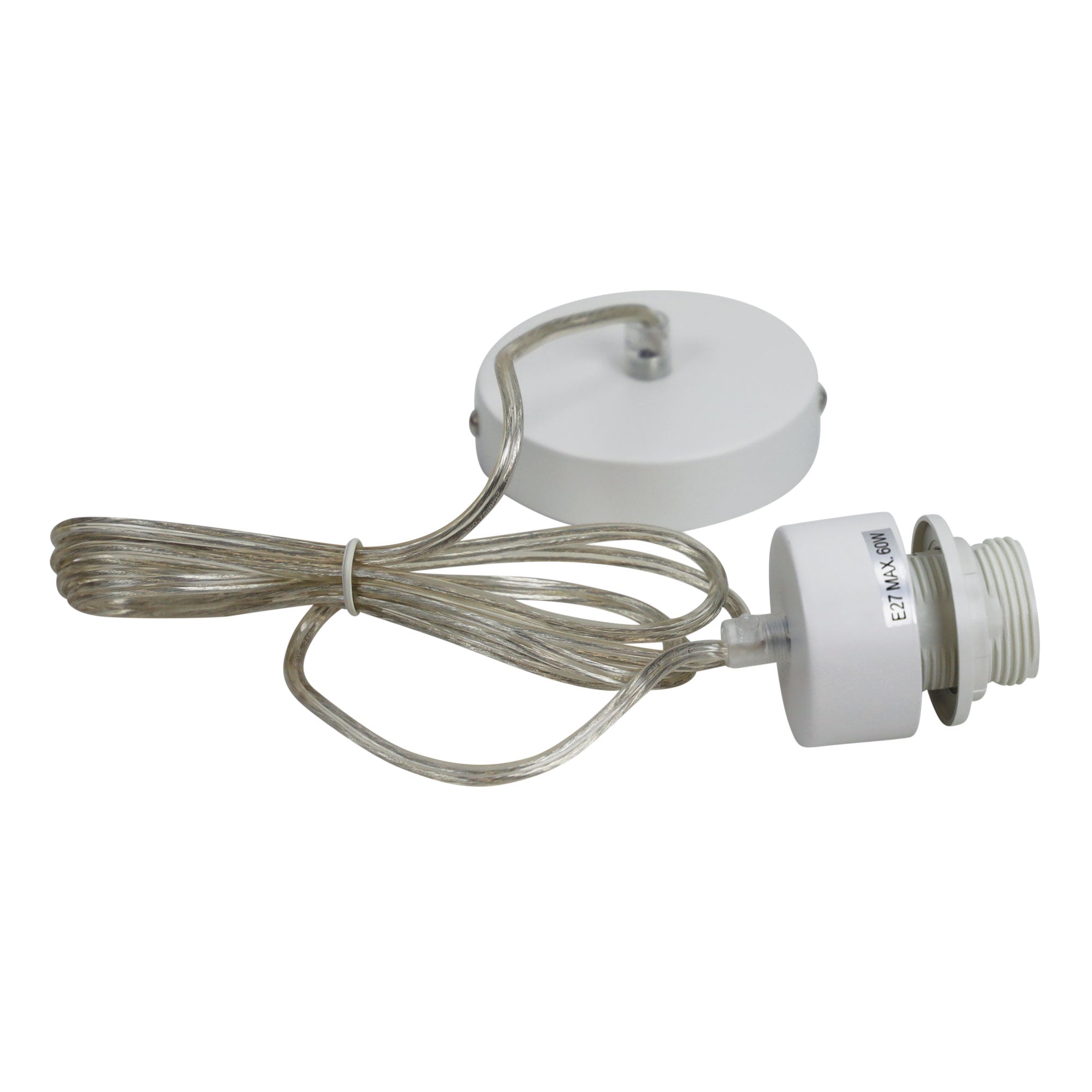 Buy Accessories & More Australia Parti Cord Suspension White & Clear Flex E27 - OL69253WC