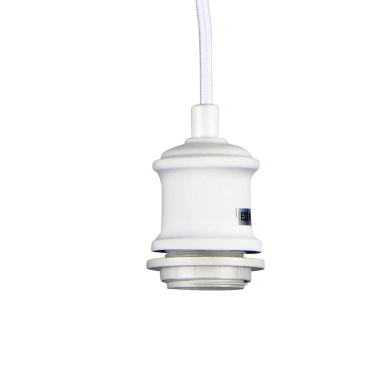 Buy Mini Pendants Australia Albany Cloth Cord Suspension Matt White - OL69321WH