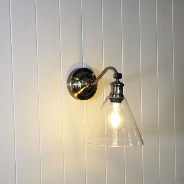Buy Wall Sconce Australia ABBY Wall Light Antique Brass Metal - OL69385AB