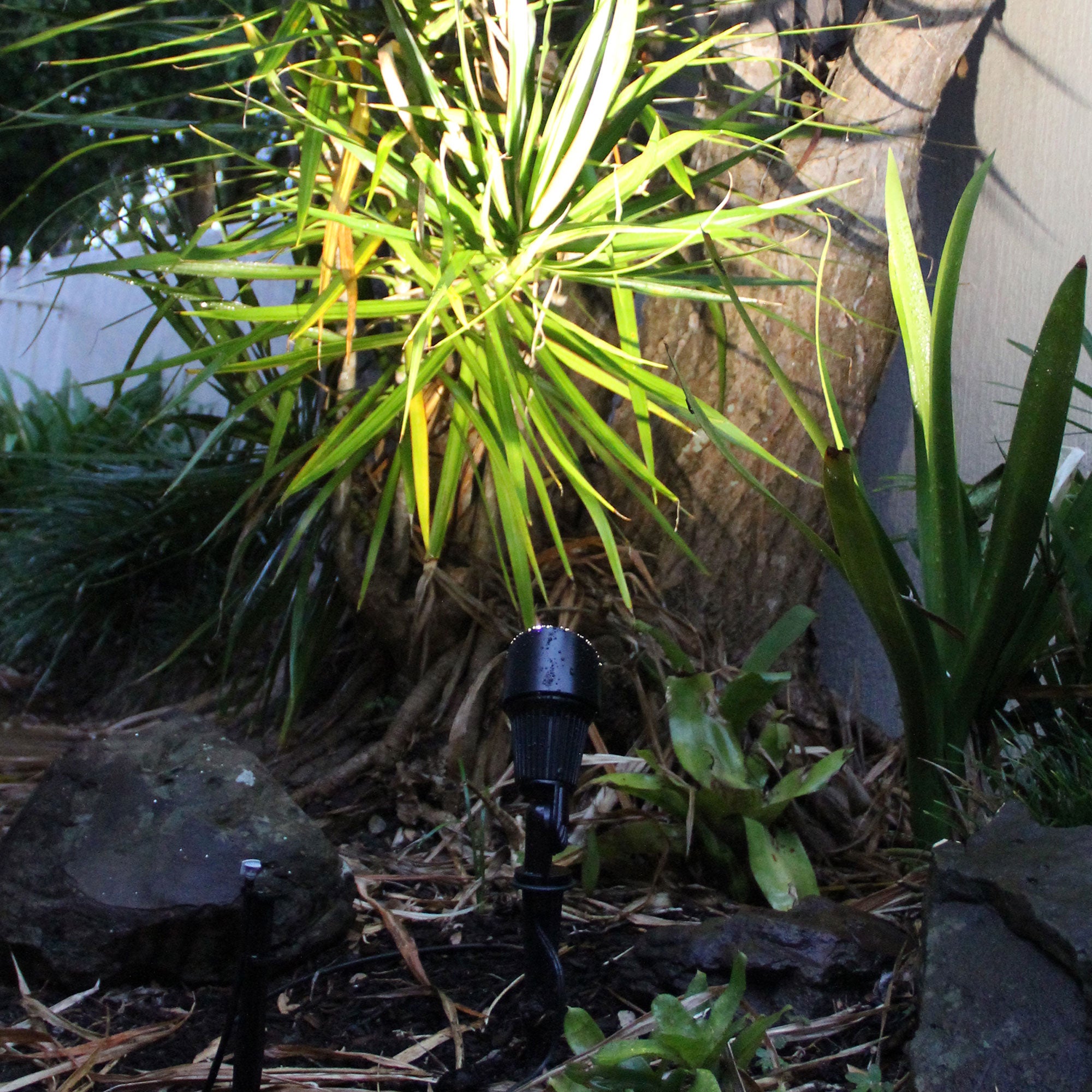 Buy Spike Lights Australia Thax Spike Black - 12V MR16 DIY Hooded Garden Spike - OL7148BK