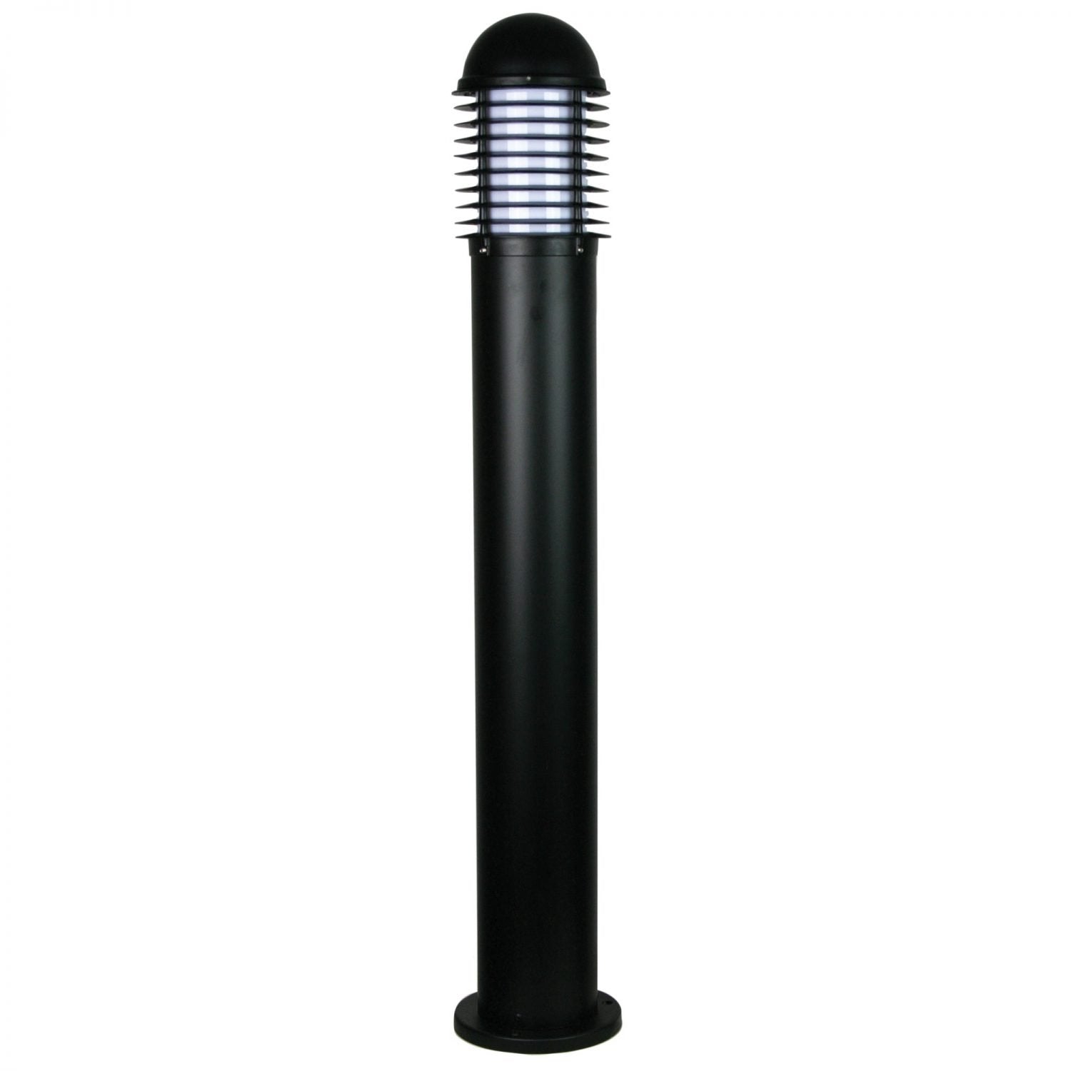 Buy Bollard Lights Australia Velika Bollard 1000mm With Flange Black - OL7156BK