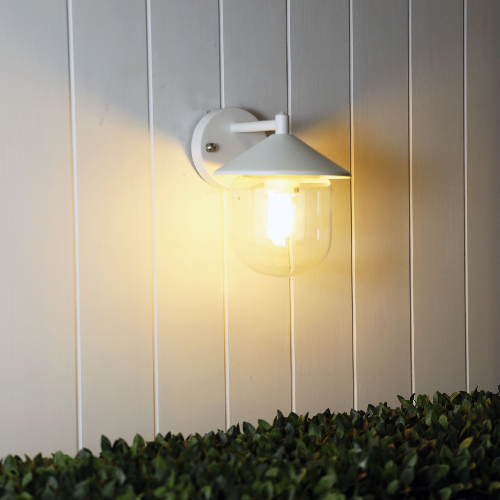 Buy Outdoor Wall Lanterns Australia Monza Outdoor Wall Light White - OL7240WH