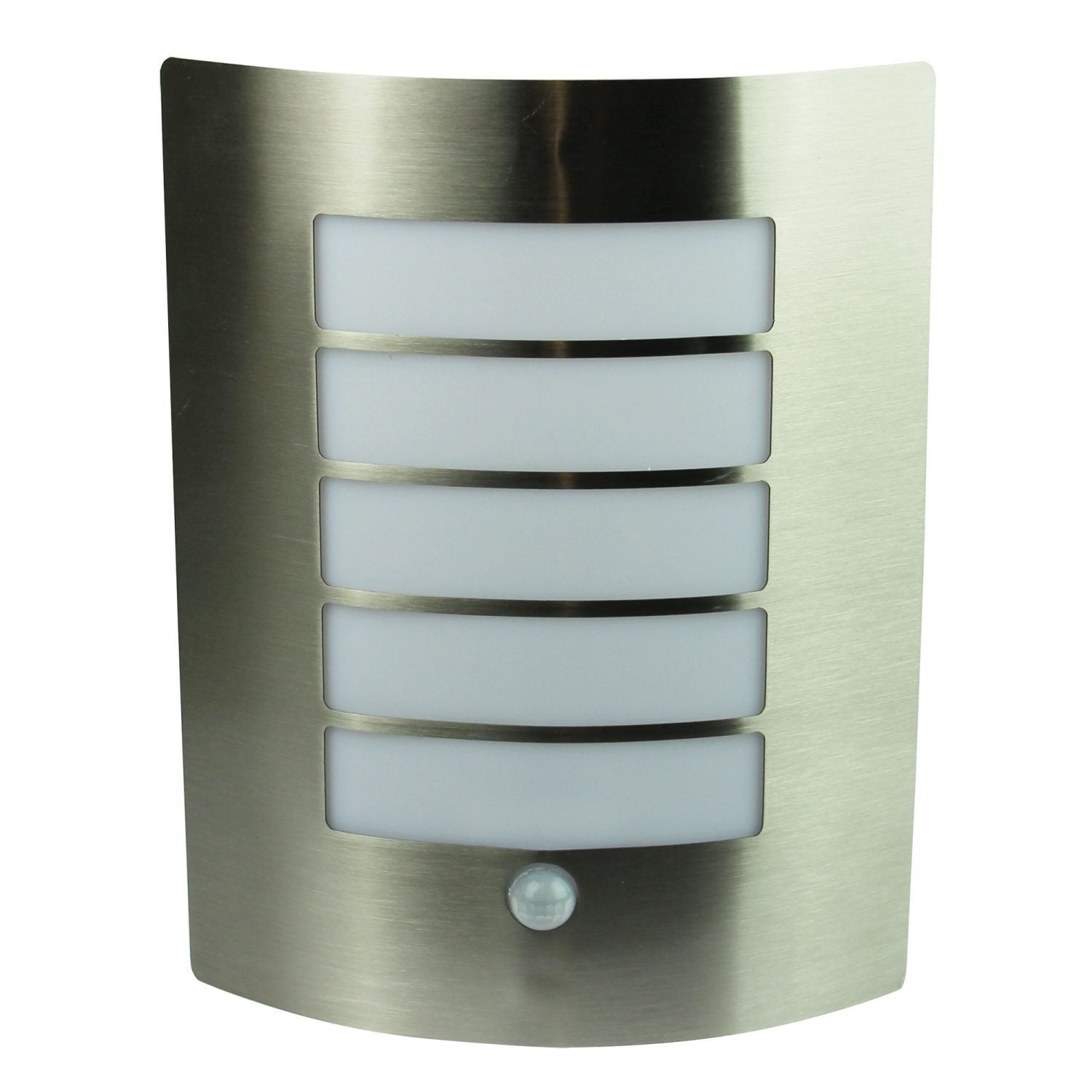 Buy Security Wall Lights Australia Cheeta 1 Light Wall Light Sensor Stainless - OL7293SS