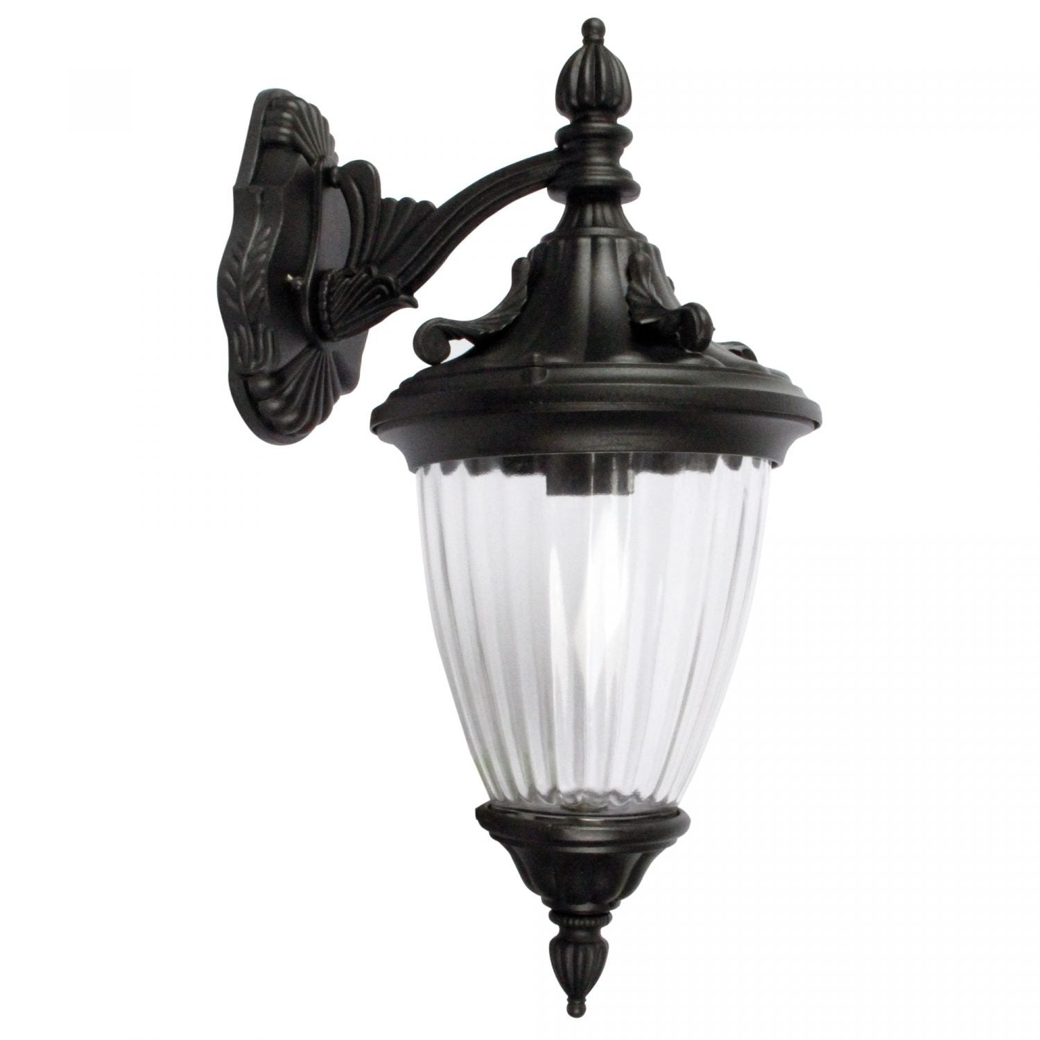 Buy Outdoor Wall Lanterns Australia Newark 1 Light Wall Light Down Facing Black - OL7321BK
