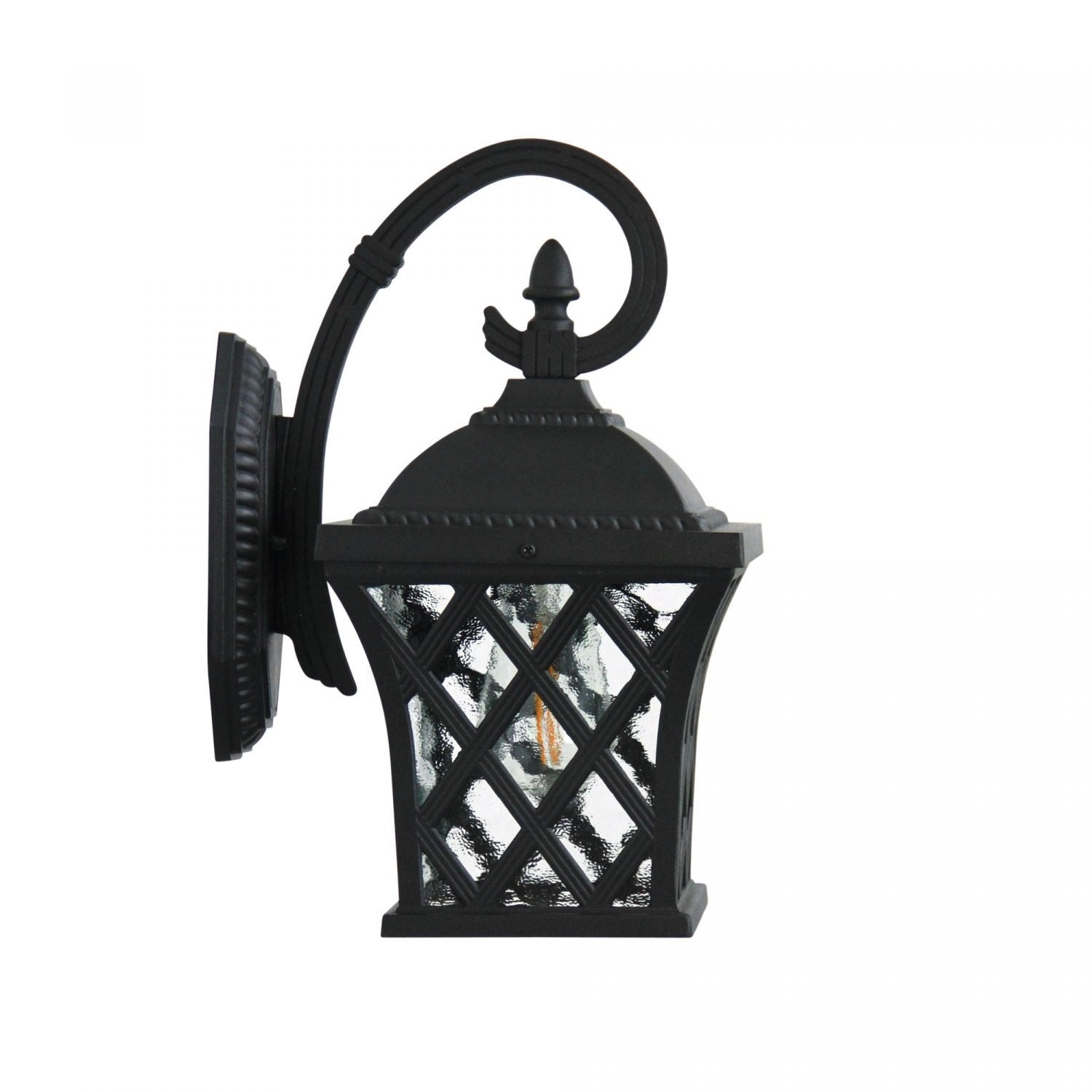 Buy Outdoor Wall Lanterns Australia Fairview 1 Light Wall Light Black - OL7351BK