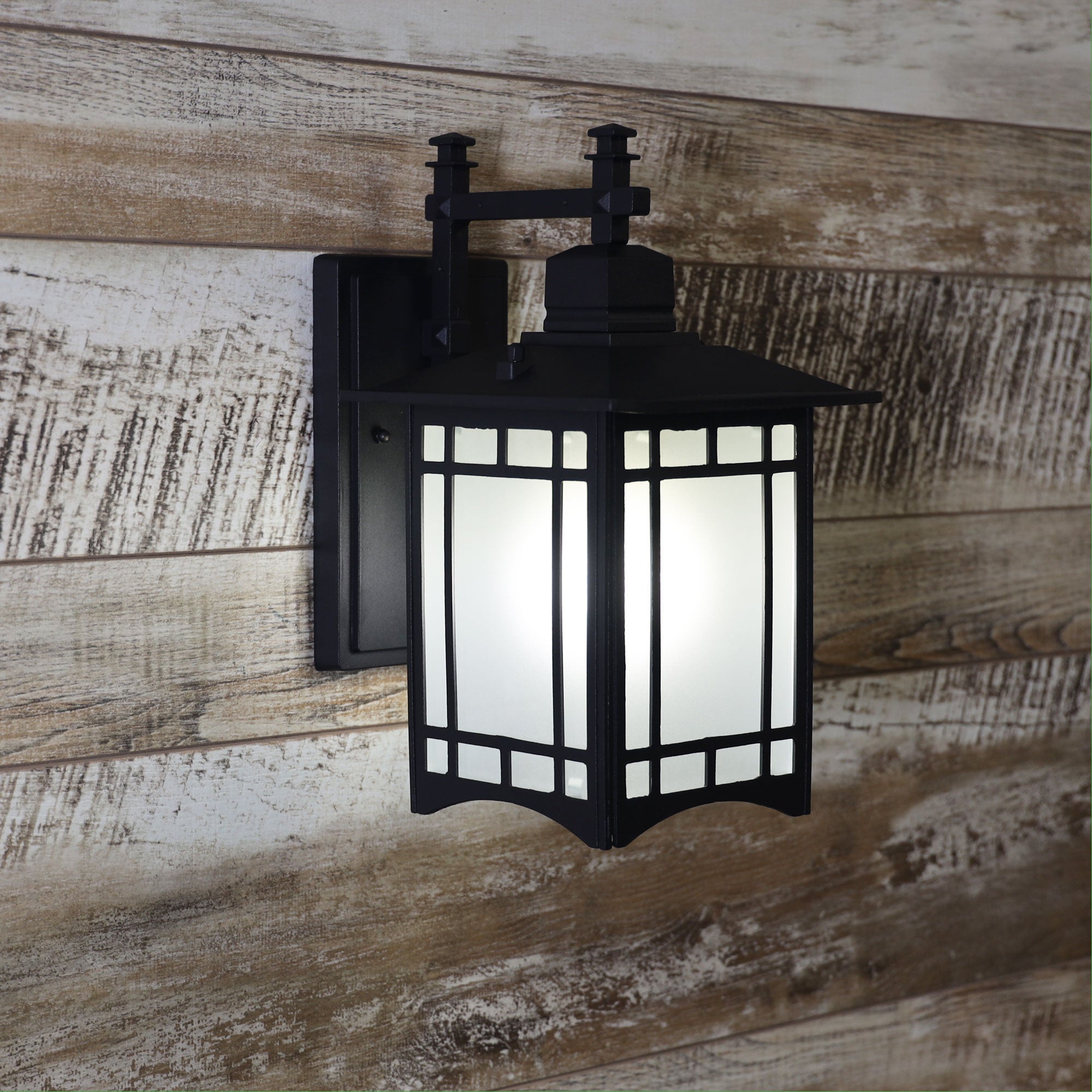 Buy Exterior Wall Lights Australia Horsham Exterior Wall Light Black Metal - OL7371BK