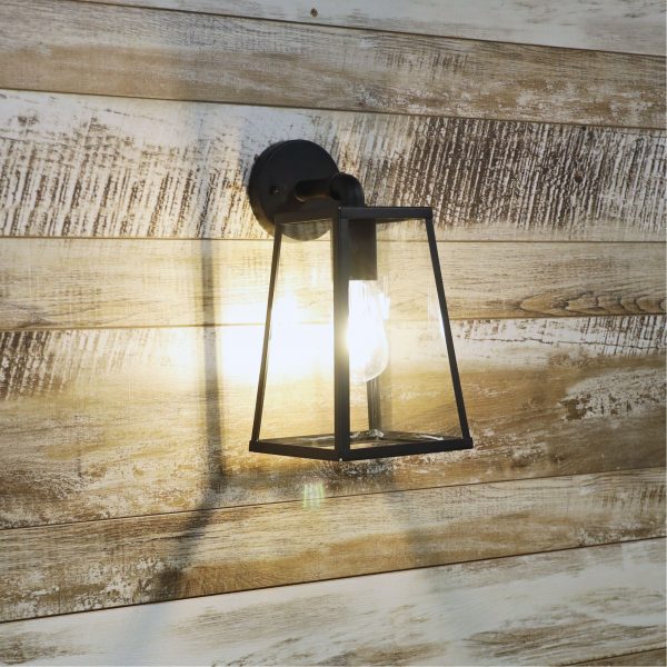 Buy Outdoor Wall Lanterns Australia North Outdoor Wall Light Black Steel - OL7621BK