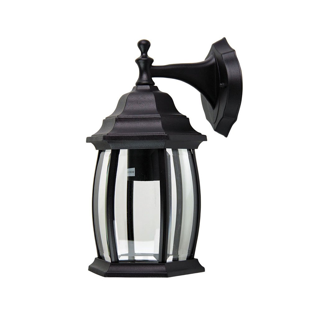 Buy Outdoor Wall Lanterns Australia Highgate 1 Light Wall Light Down Black - OL7661BK