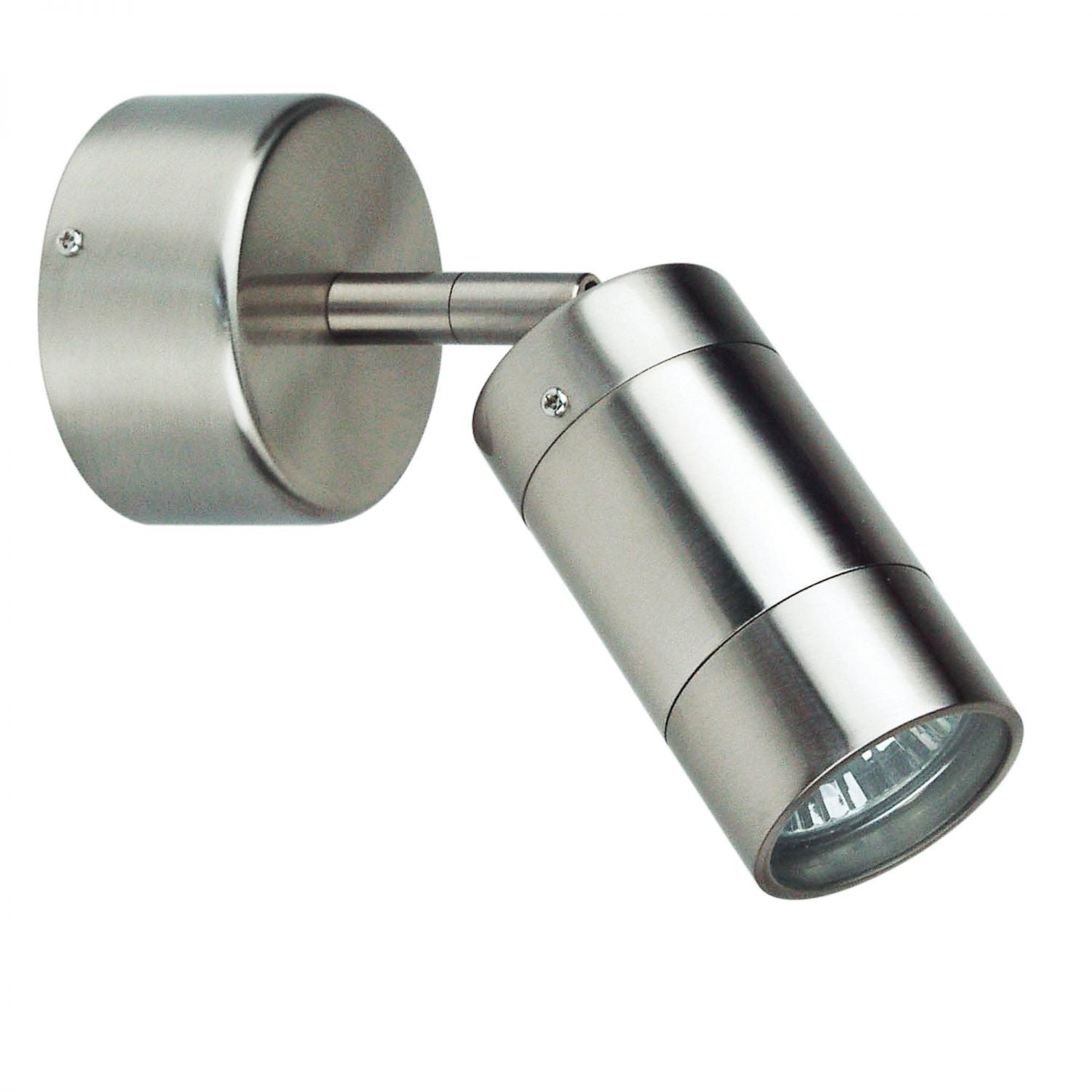 Buy Exterior Spotlights Australia Comma 1 Light Spotlight Brushed Chrome - OL7711BC