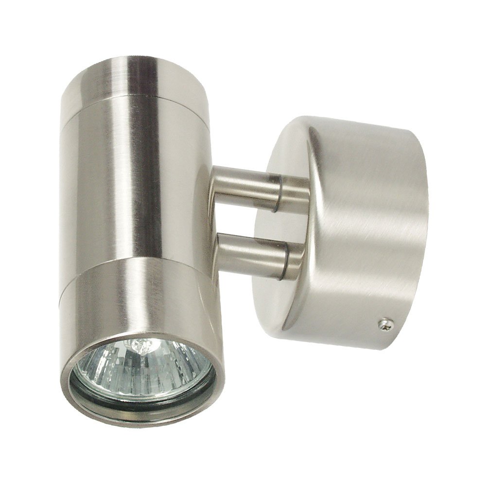 Buy Exterior Spotlights Australia Comma 1 Light Spotlight Brushed Chrome - OL7717BC