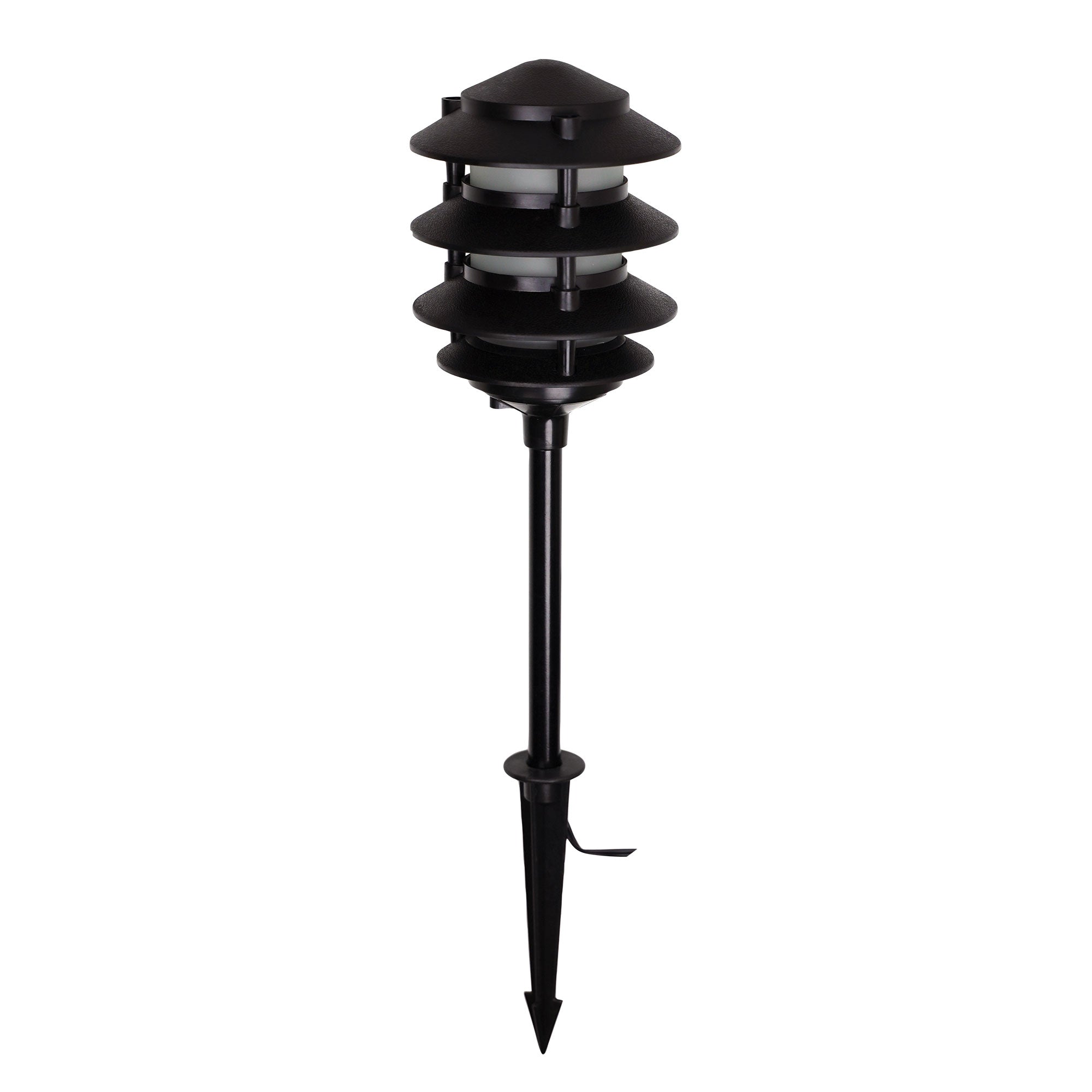 Buy Pathway Lights Australia Pavillion 12V DIY Garden Pathway Spike Light Black - OL7738BK