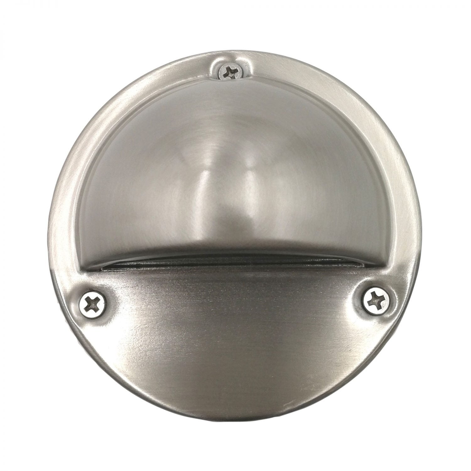 Buy Outdoor Step Lights Australia Luna Eyelid Garden Step Light 12V Stainless Steel - OL7753SS