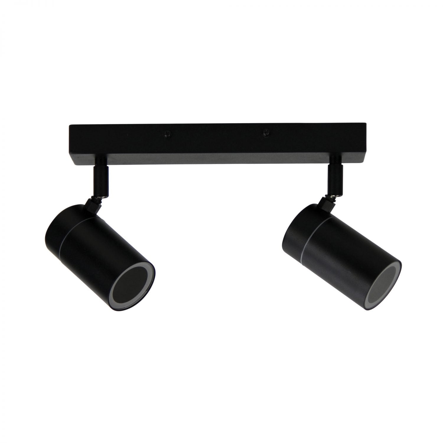 Buy Exterior Spotlights Australia Zeta 2 Light Spotlight Black IP44 GU10 - OL7774/2BK
